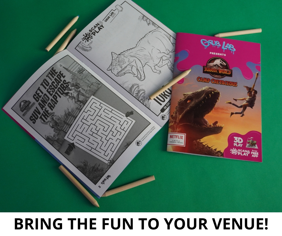 Grub Lab - 🦖🌐 Unleash the dinosaurs at your venue with... | Facebook