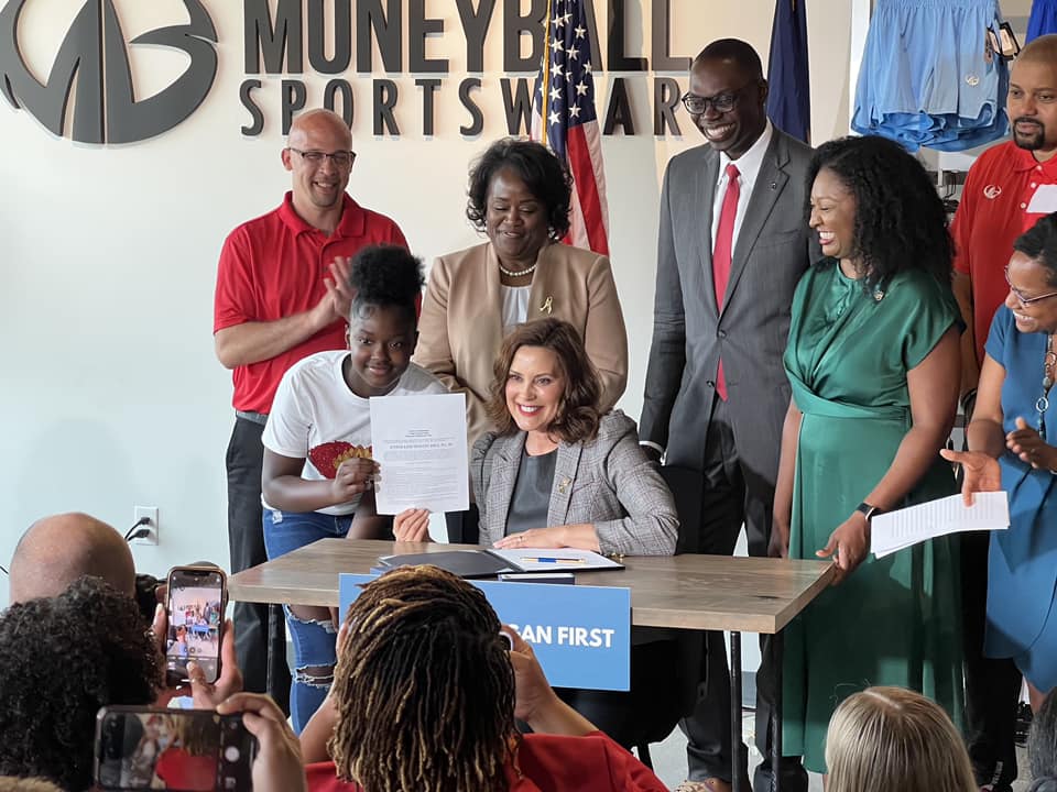I was proud to sign the CROWN Act to... - Gretchen Whitmer | Facebook