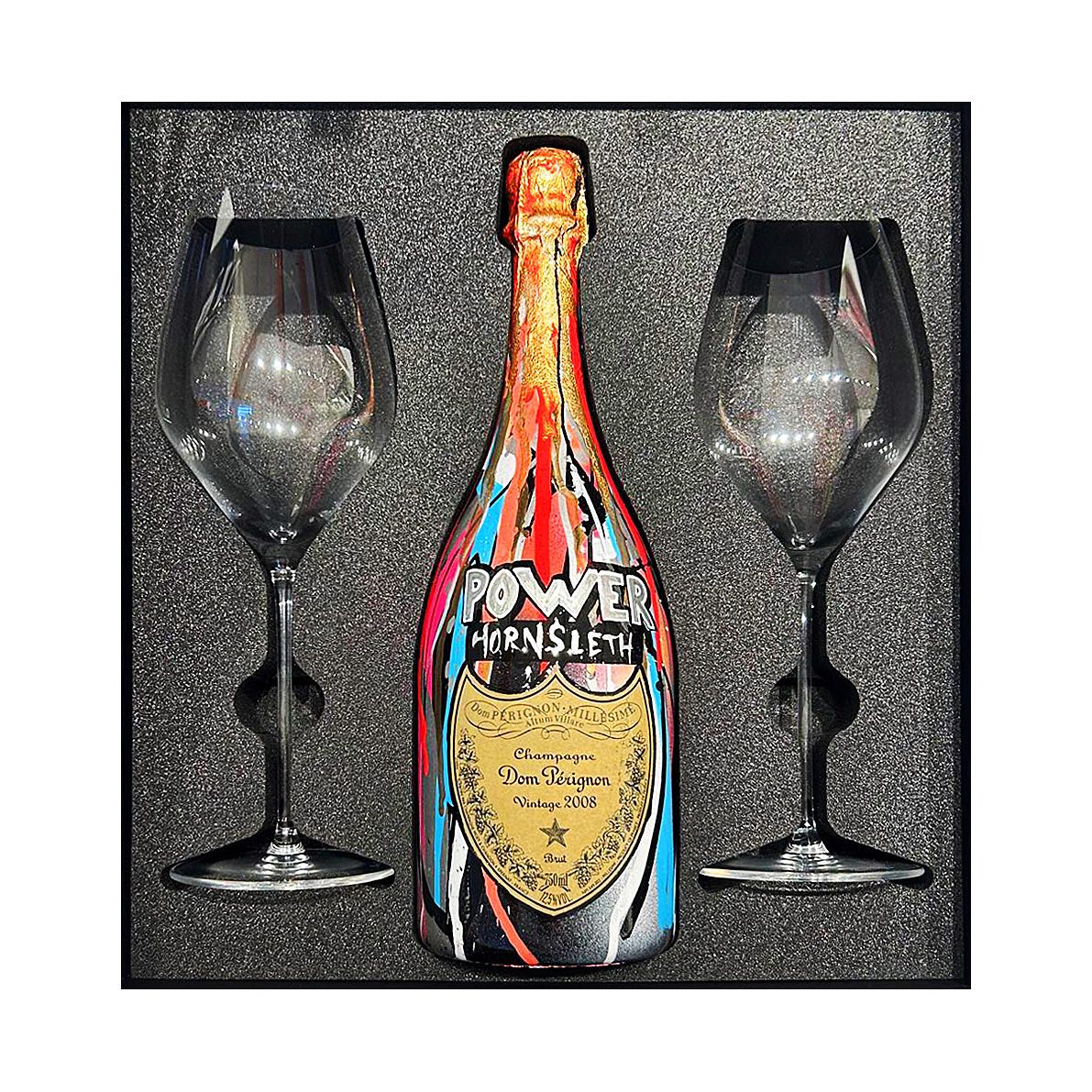 HORNSLETH Dom Pérignon Brut Vintage 2008 + 2 Glasses Set