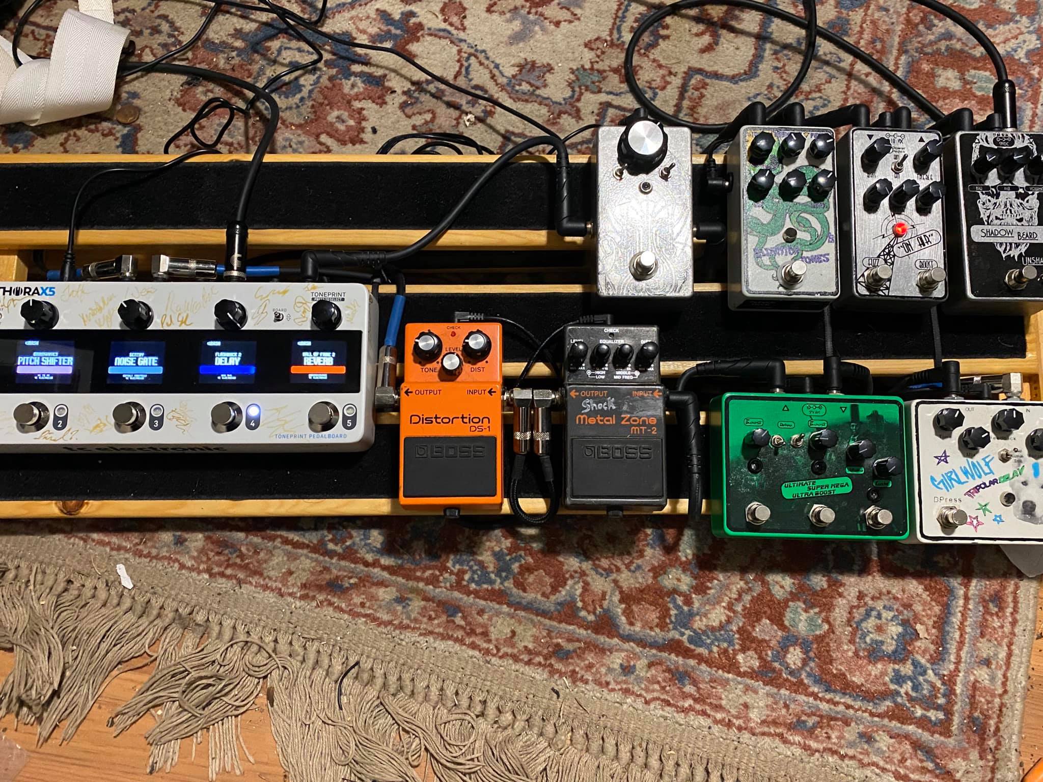 TC Electronics Plethora X5 pedalboard addition
