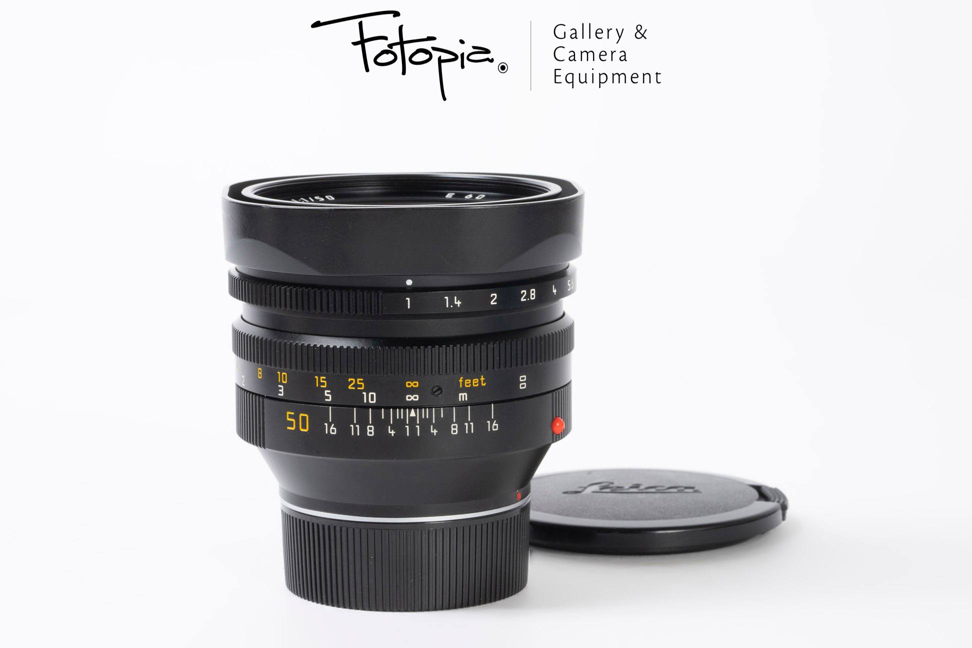 Fotopia - Leica Noctilux-M 50mm F1.0 - v4 / Built-in-hood / E60 (SN ...