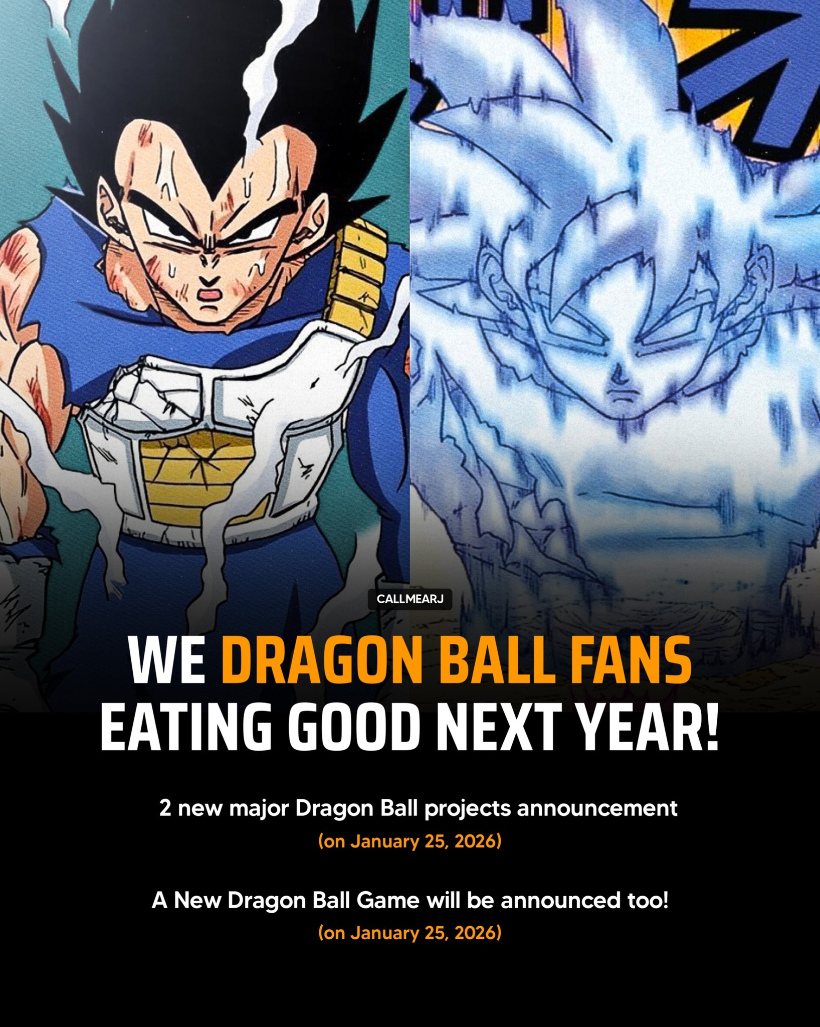 CALLMEARJ - January 25, 2026 is going to be a big day for Dragon Ball ...