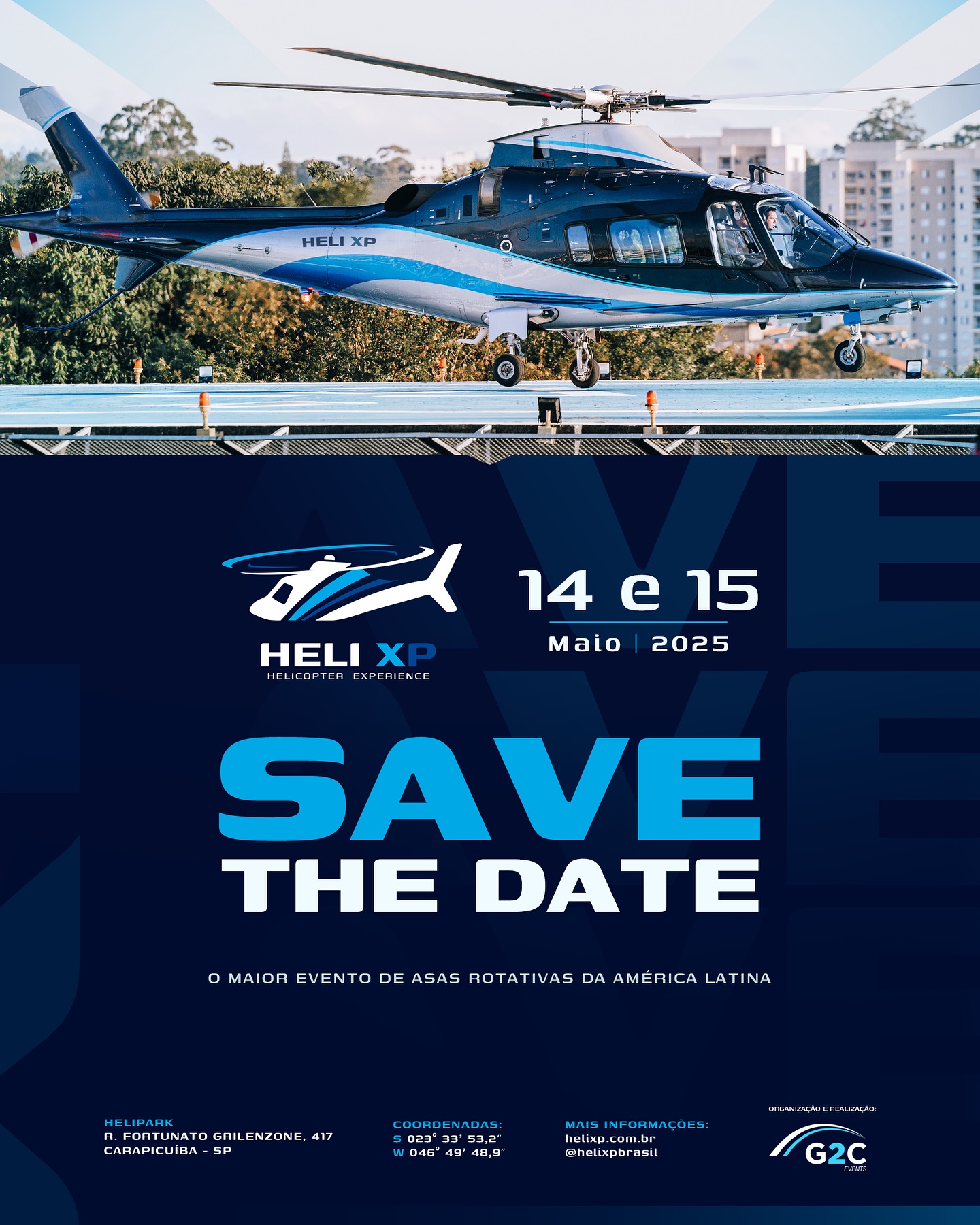 Heli XP - 🚁 SAVE THE DATE 🚁 Prepare-se para a HELI XP... | Facebook