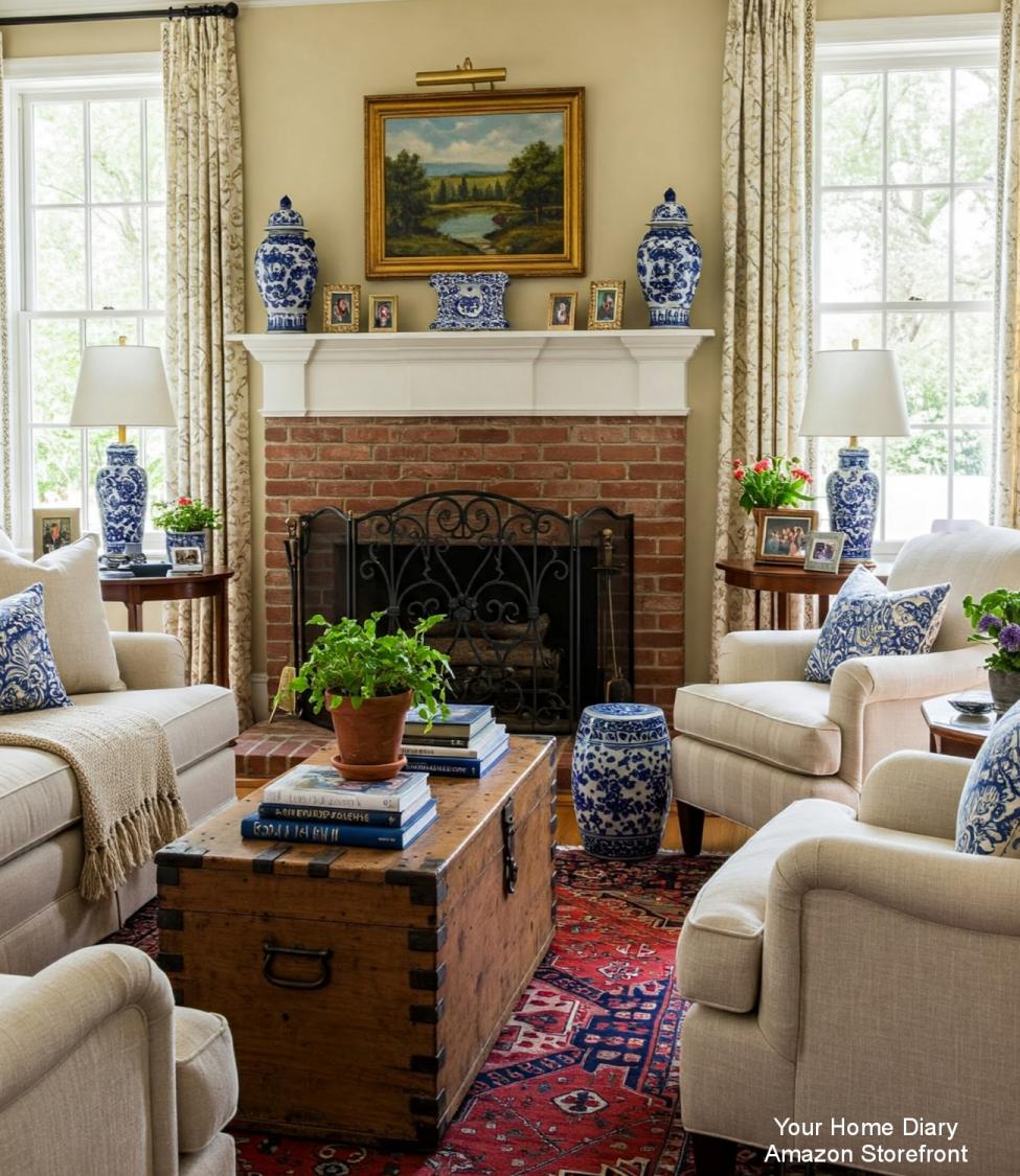 Million - A relaxed living room that combines modern elegance with cozy ...