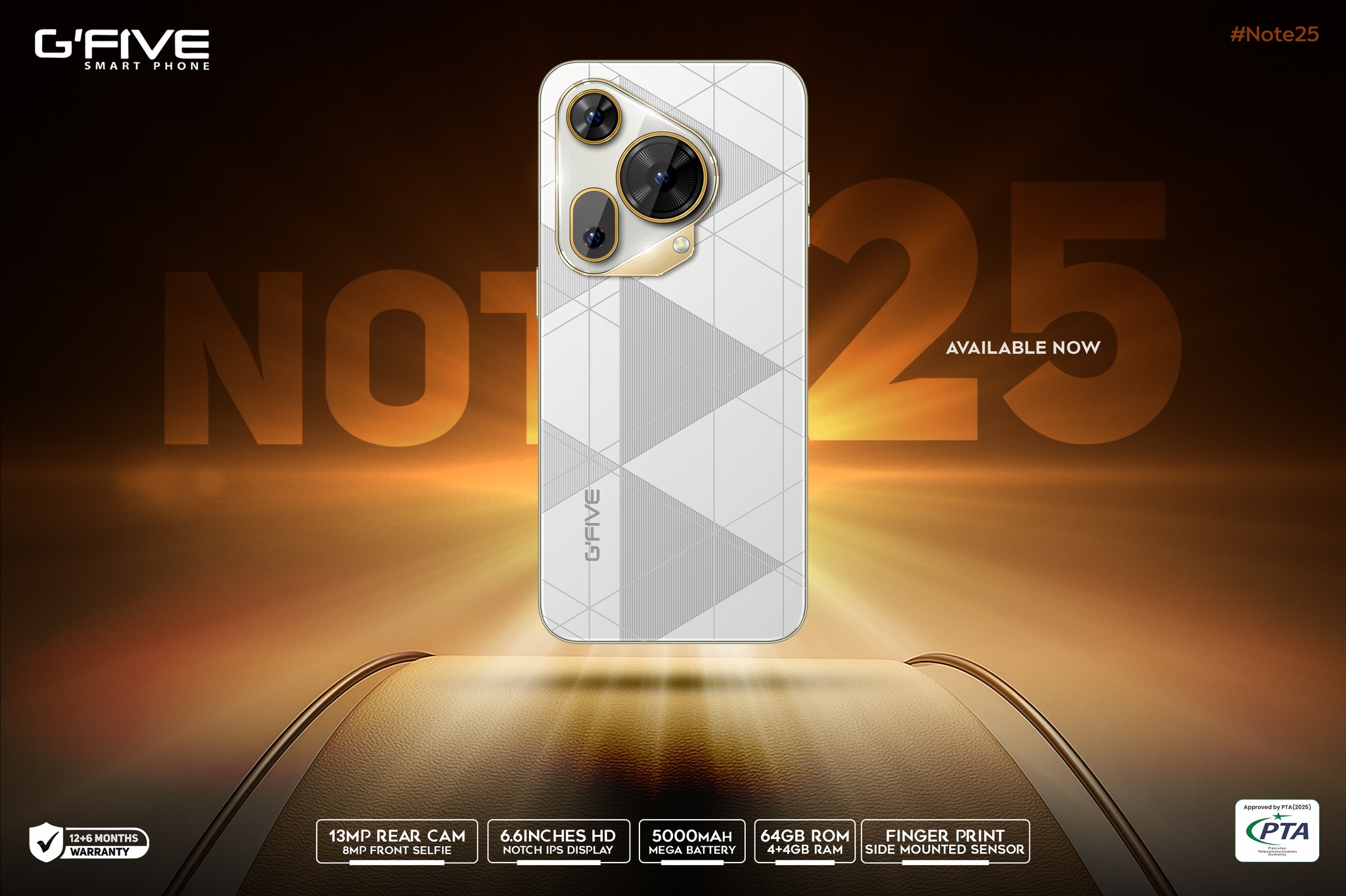 G'Five Mobile - Elegance Meets Power – The G’FIVE Note 25... | Facebook