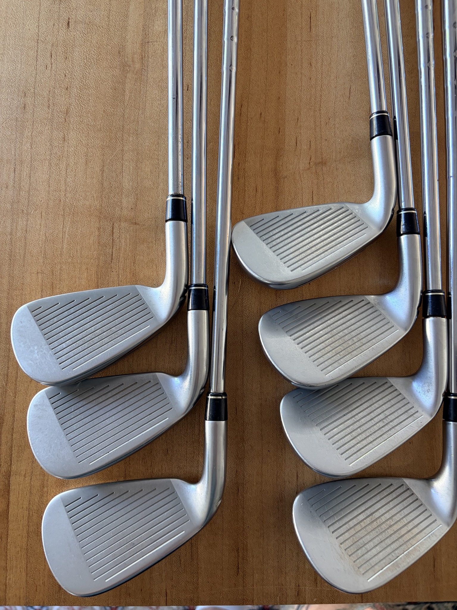 TaylorMade RBladez Iron Set 4-P (7 Clubs) RocketFuel 85g Steel Stiff RH ...