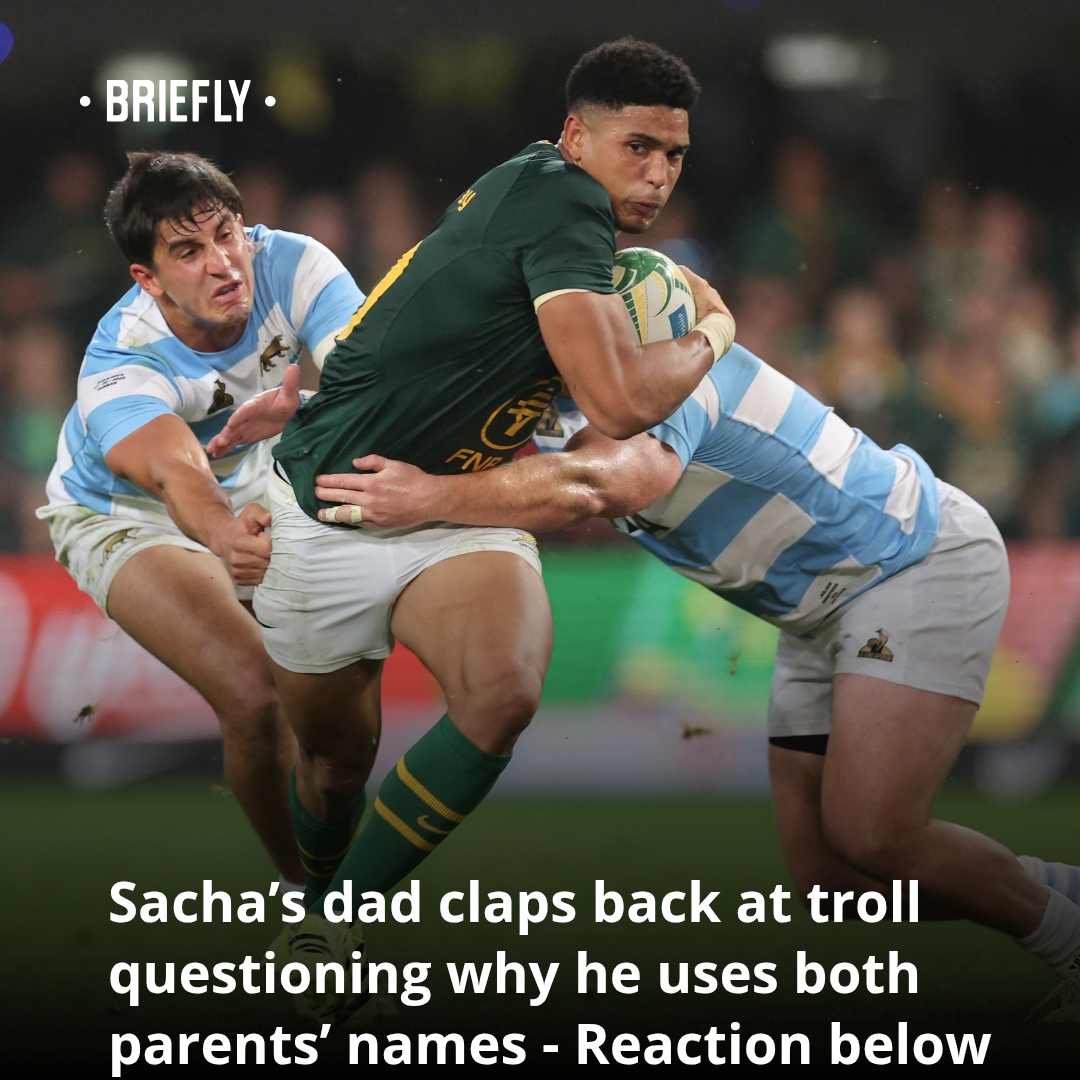 Briefly - When a troll questioned why Sacha uses both his parents ...