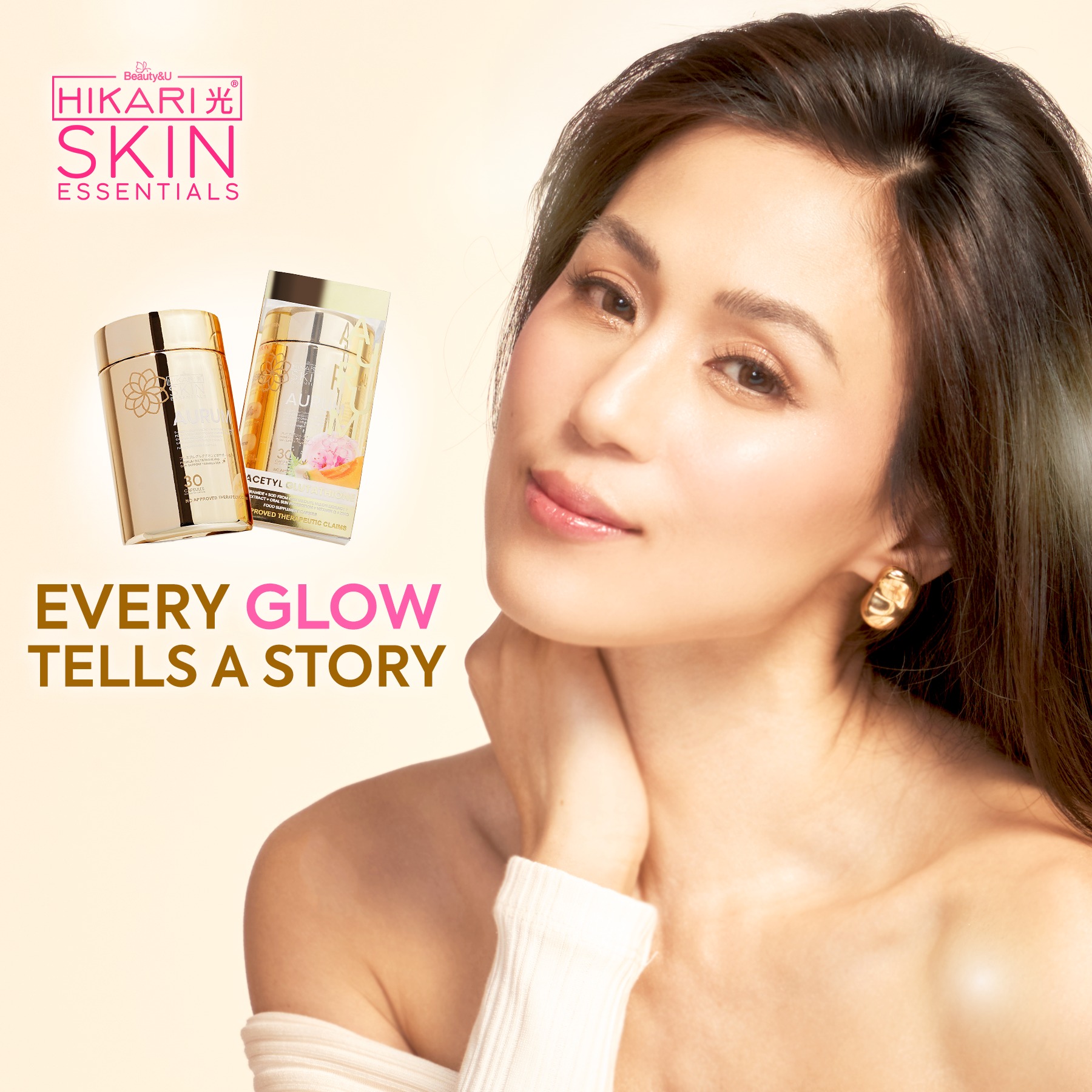 Timeless Glow = Toni Gonzaga 💖 #TheGoldenDream #HikariSkinEssentials # HikariGlutathione #NewEraofGlutathione