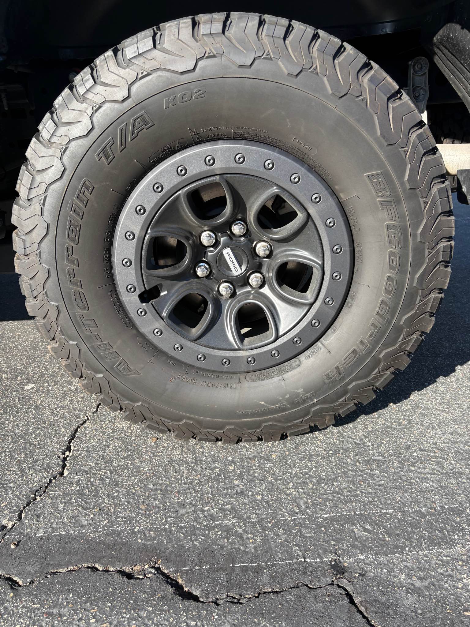 2023 Ford Raptor Stock Rims with BF Goodrich tires 35” - Car Wheels ...