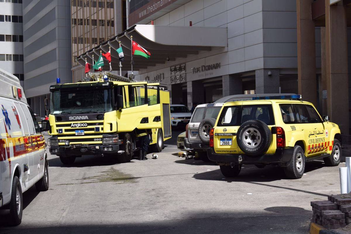 Defend Bahrain - Civil defence extinguished a fire in a... | Facebook