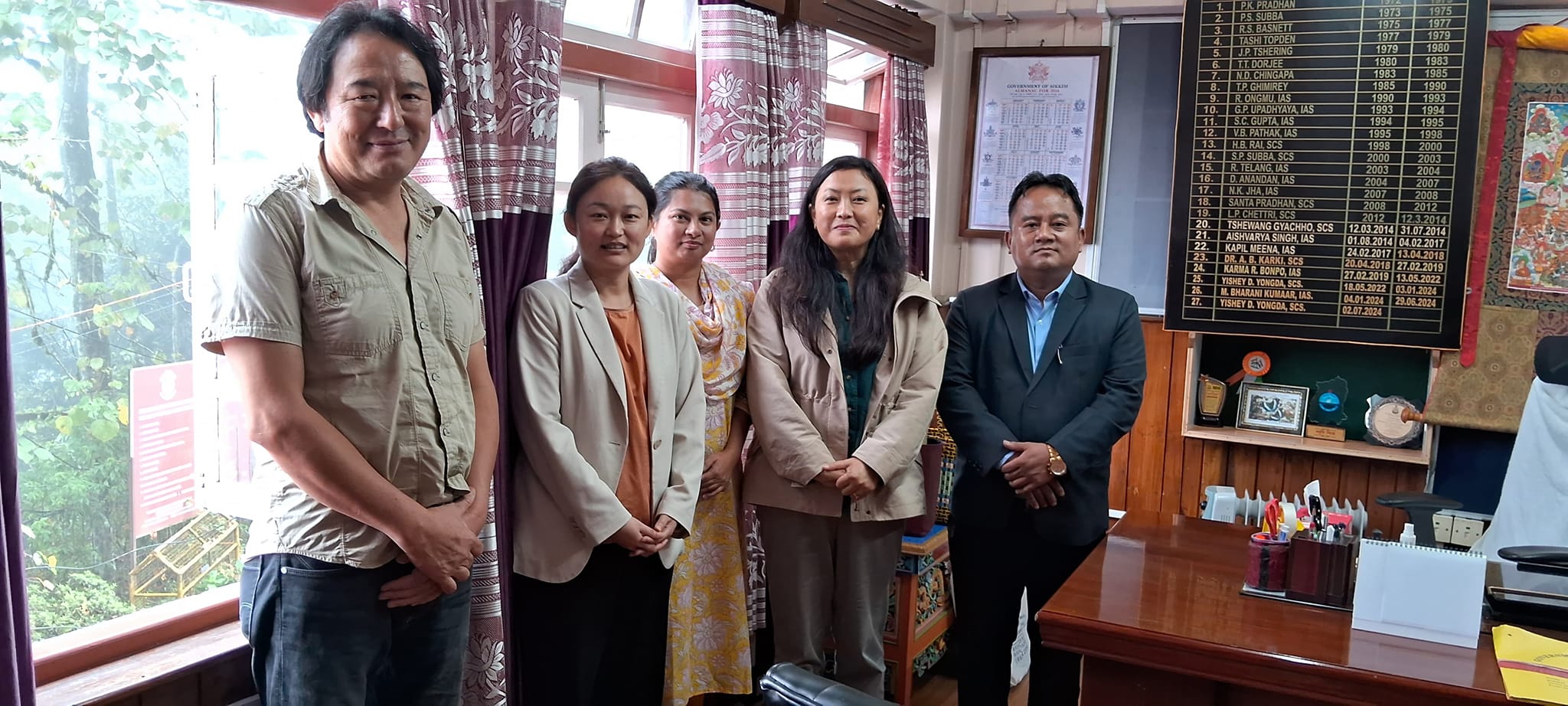 Government - Gyalshing, August 3 (IPR):Mr. Suresh Rai, SCS and Ms ...