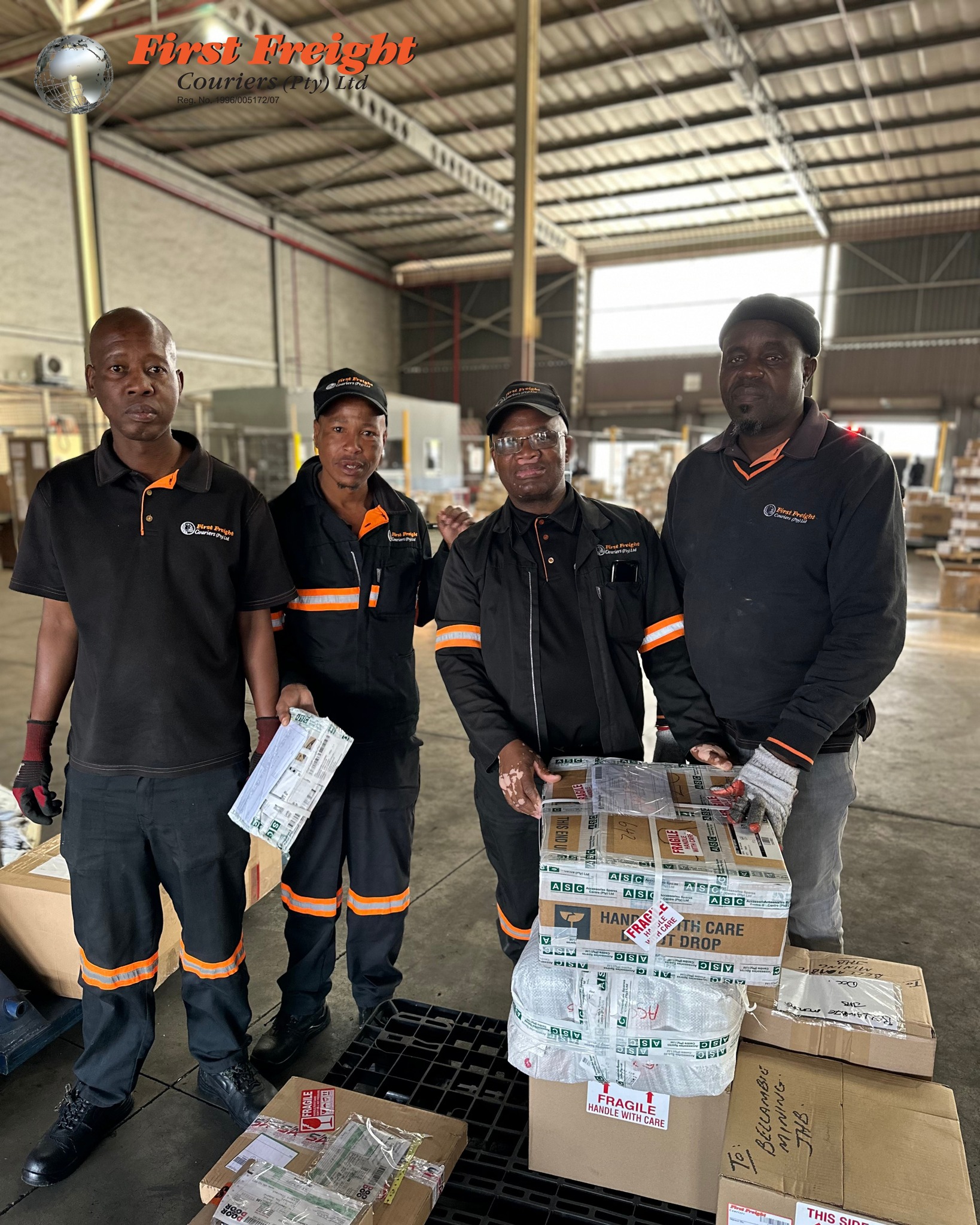 First - Your delivery, our mission. 📦 Whether it's a single parcel or a ...