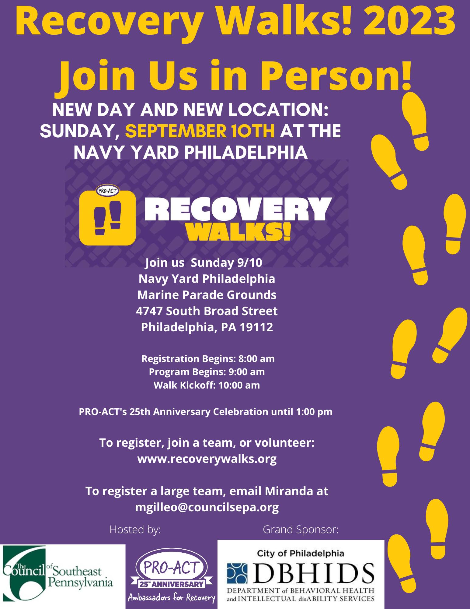PRO-ACT Recovery Walks