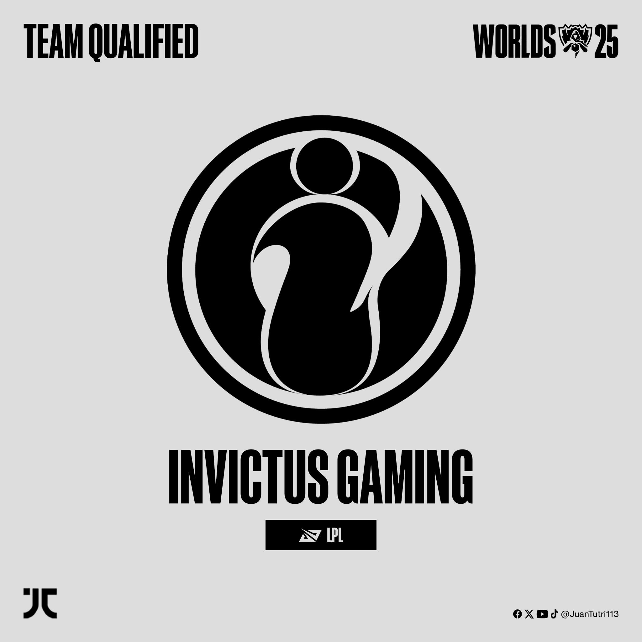 JC - IG TO WORLDS 2025. Invictus Gaming returns to Worlds... | Facebook