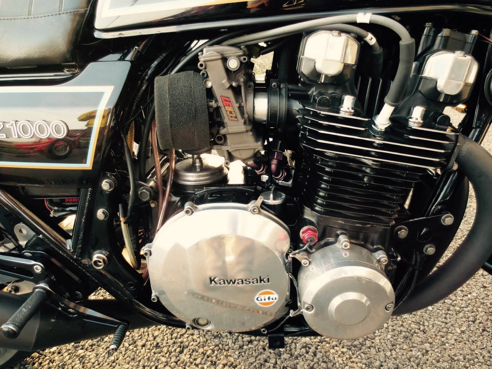 Kawasaki Z1000J お客様所有車 丸タンク。イイですね〜。 ワタスも