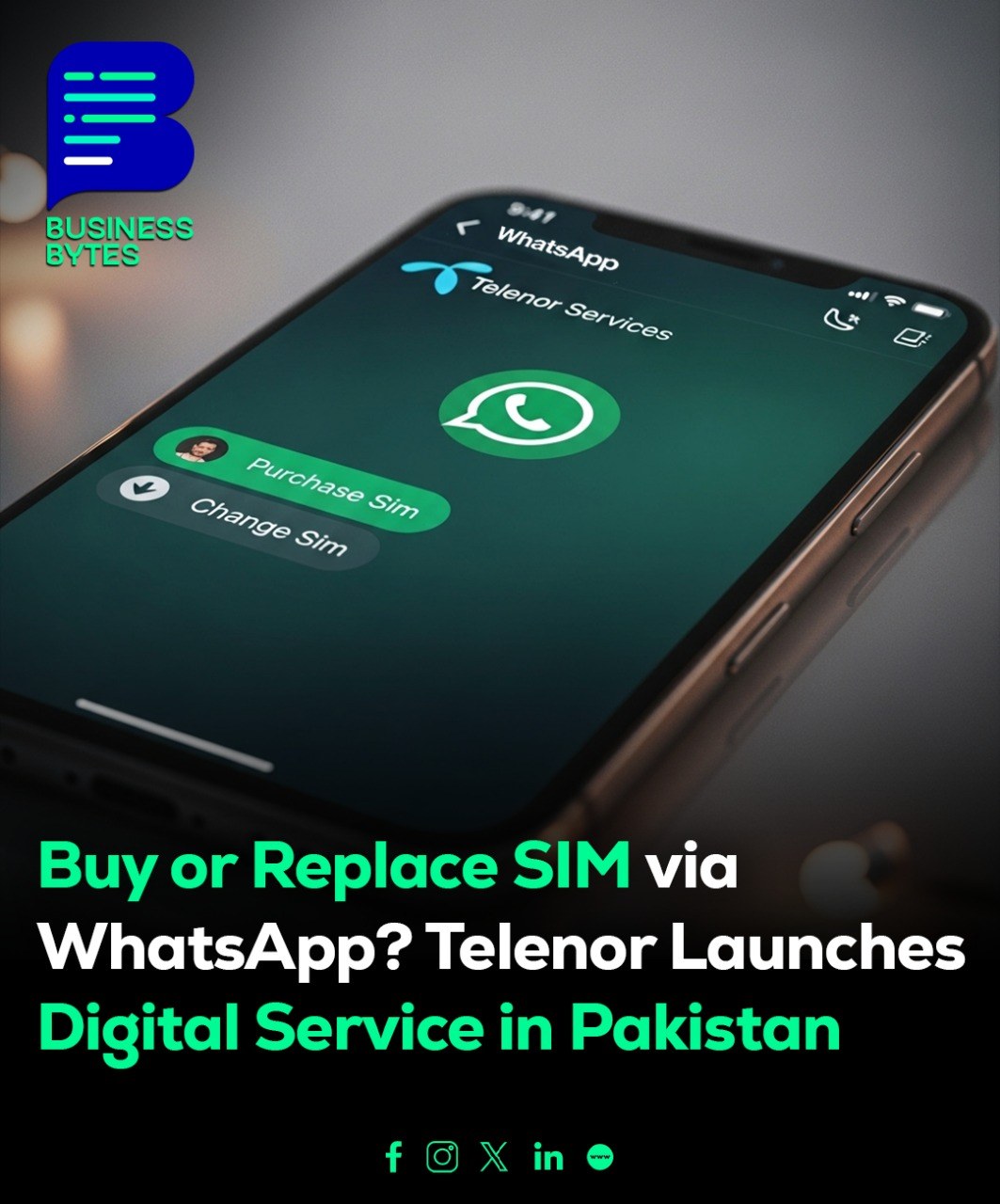 Business - Telenor Pakistan has launched an innovative WhatsApp-based ...