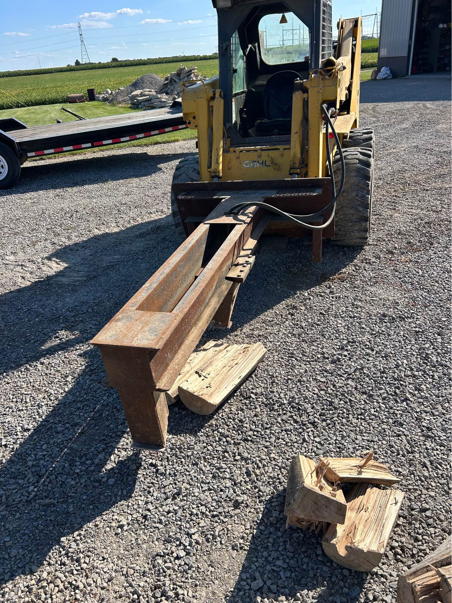 Log splitter for skidloader or tractor - Log Splitters - North Star ...
