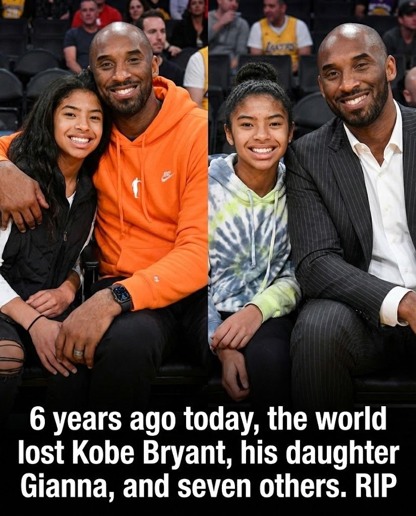 NBA - 6 years ago today, the world lost Kobe Bryant, his daughter ...