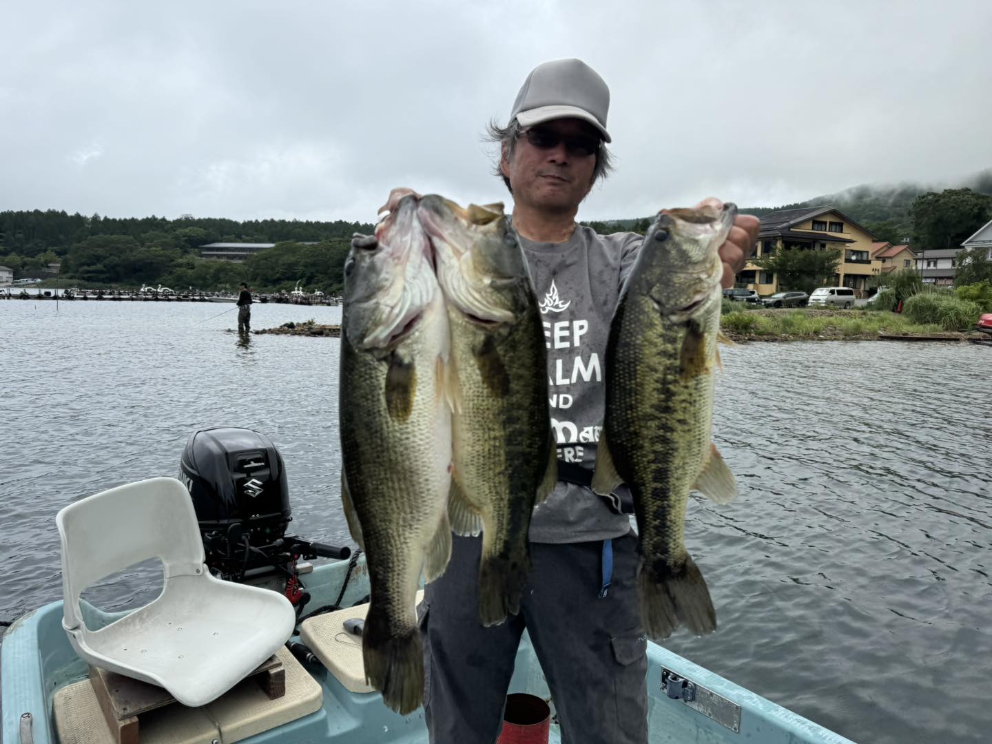7月14日の釣果 森田さま ブラックバス 51cm・1,890g 47cm・1,570g 