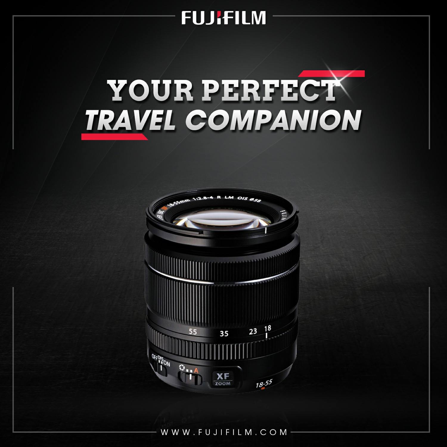 Enhance your shooting experience with FUJINON ZOOM LENS XF18 