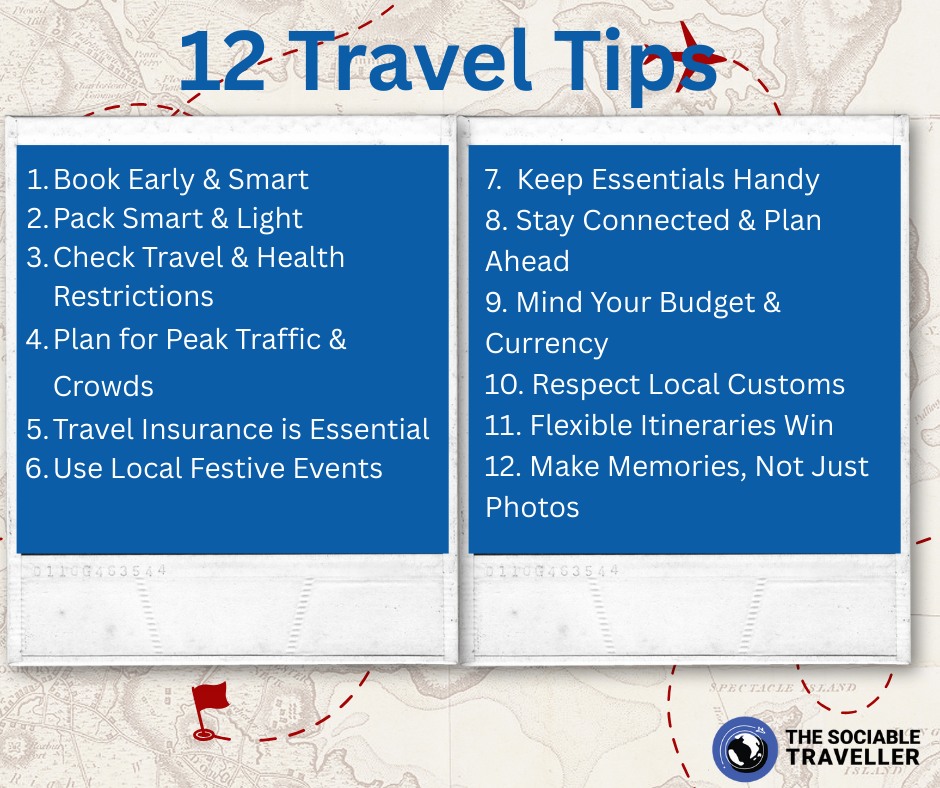 The Sociable - 🎄 12 Christmas Travel Tips for 2025 ️1. Book Early ...