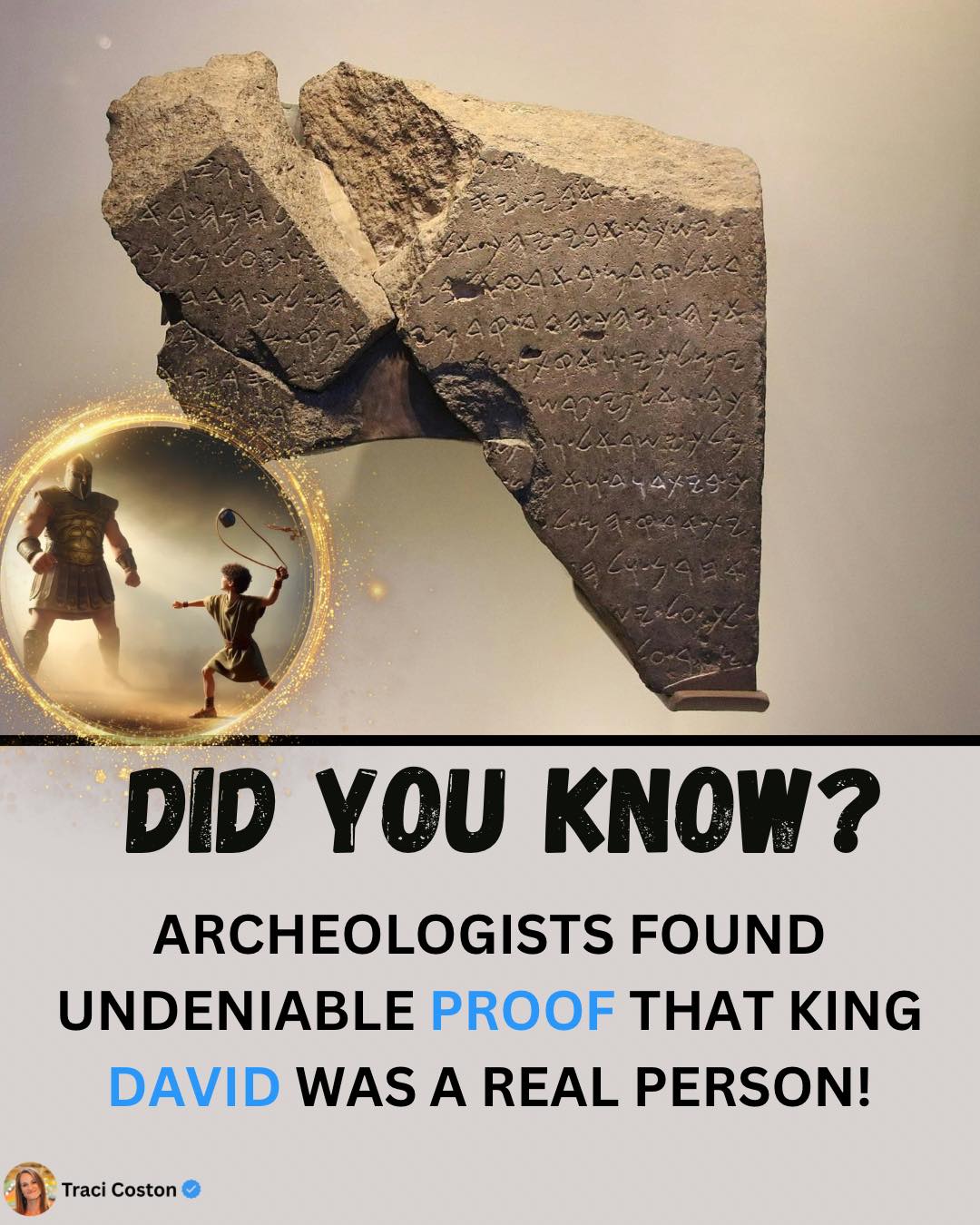 Traci - For years, skeptics questioned the historicity of King David’s ...