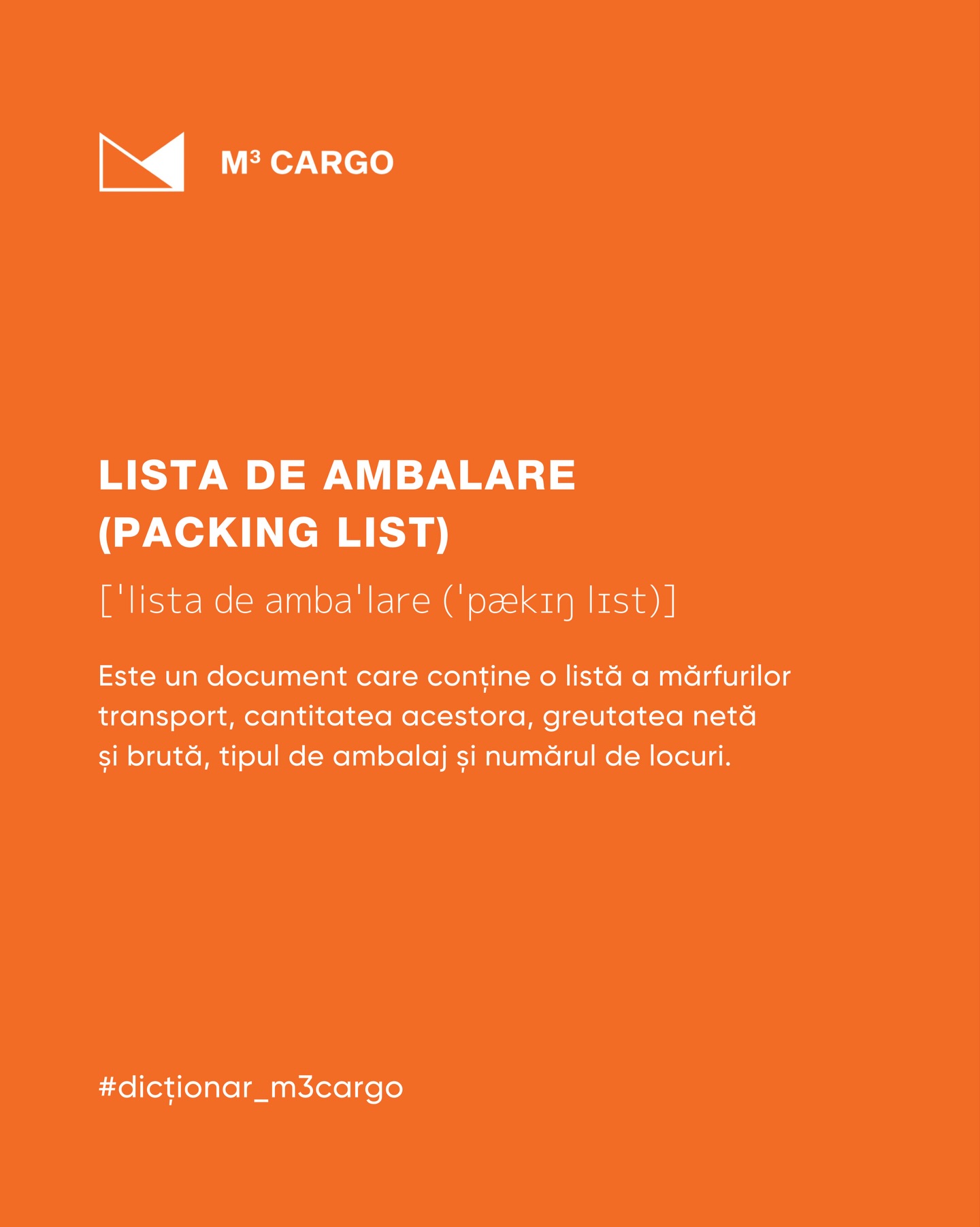 M3Cargo Romania | Bucharest