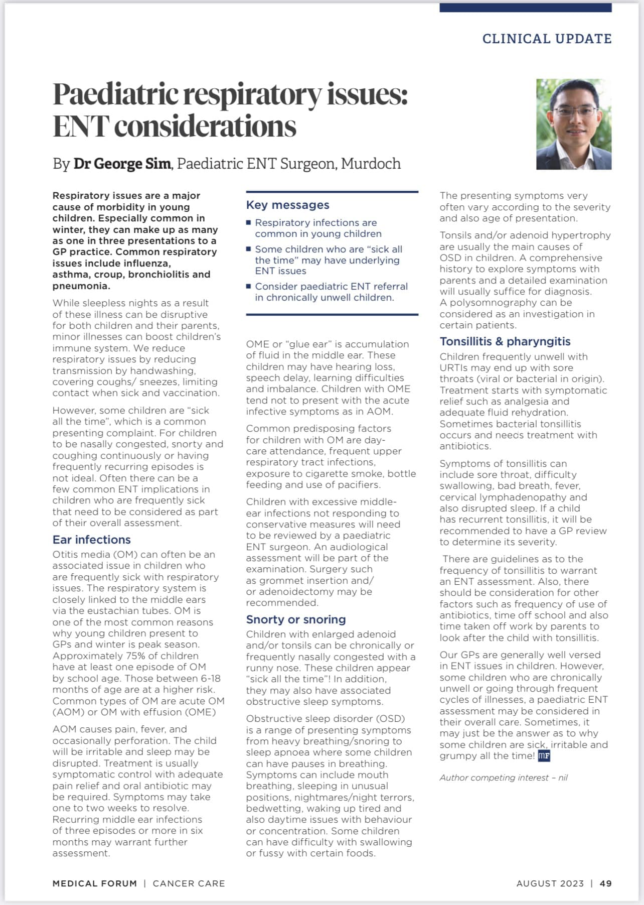 Dr. George Sim | Murdoch WA