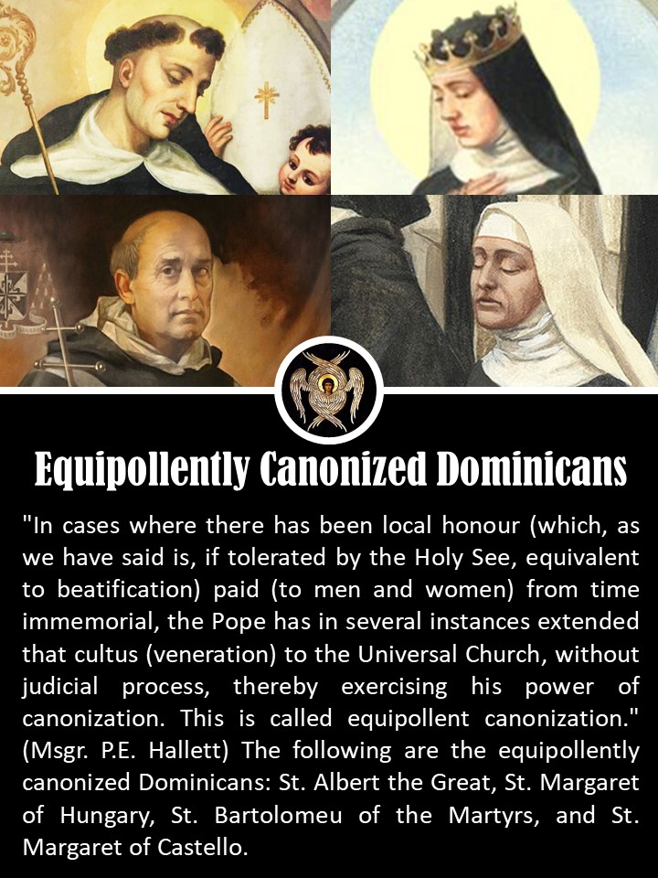 HagiograFaith - EQUIPOLLENTLY CANONIZED DOMINICANS --- 