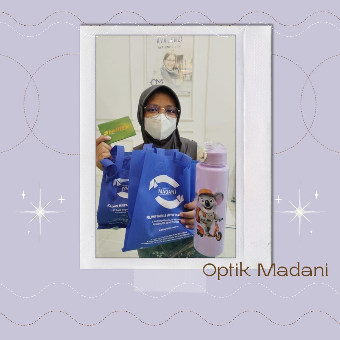 Optik - Terimakasih kak Dinda dan kak ummu, sudah order kacamata di ...