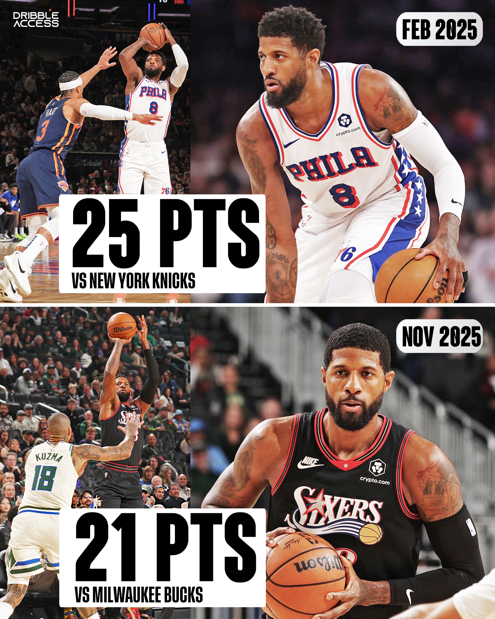 Dribble - LOVE SEEING PG HOOPIN AGAIN 🥹🙌 It's been 9 MONTHS since Paul ...