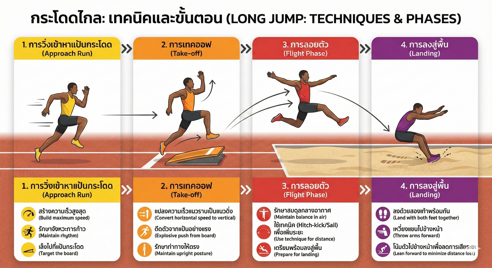 กระโดดไกล Long Jump 👍 - Samrerng Jantemduang | Facebook