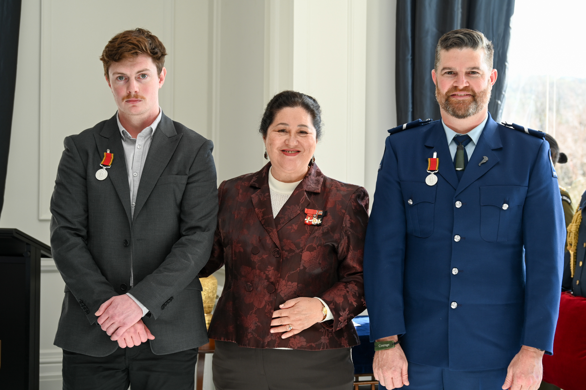 A police officer and a member of the... - New Zealand Police