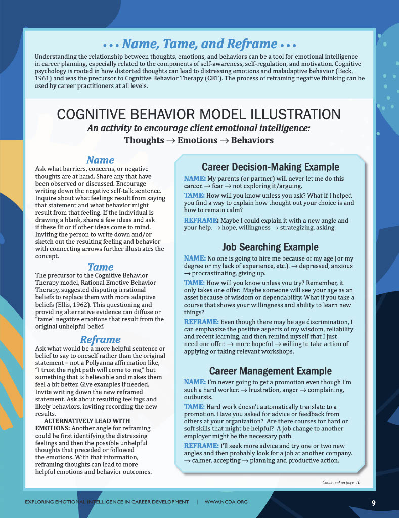 Navigating Transitions Career Counseling - Introducing a simple but ...