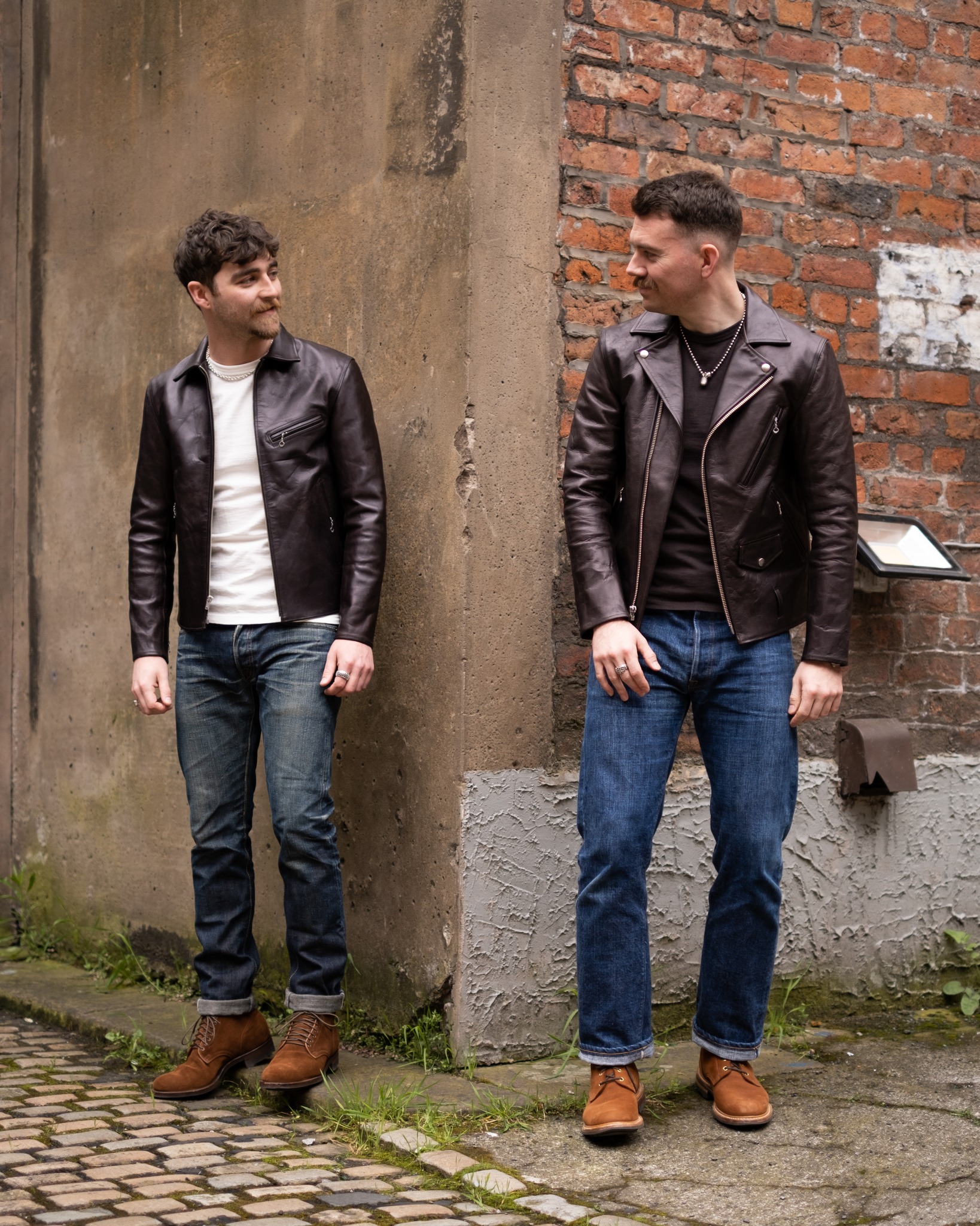 Black Fine Creek Leathers Leon Fine Creek Leathers」Leon Custom 