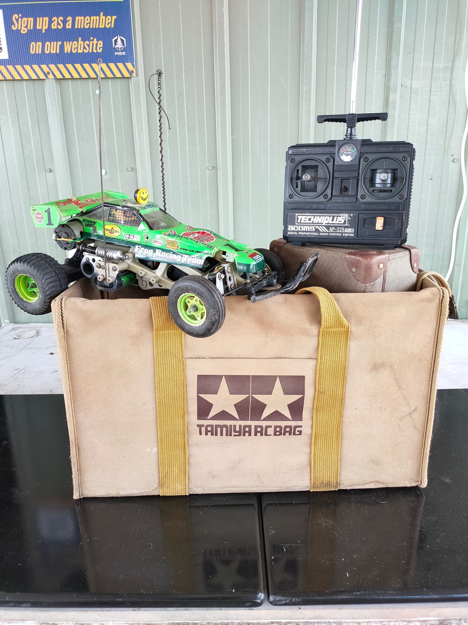 My original 1980's and fully working Tamiya Frog