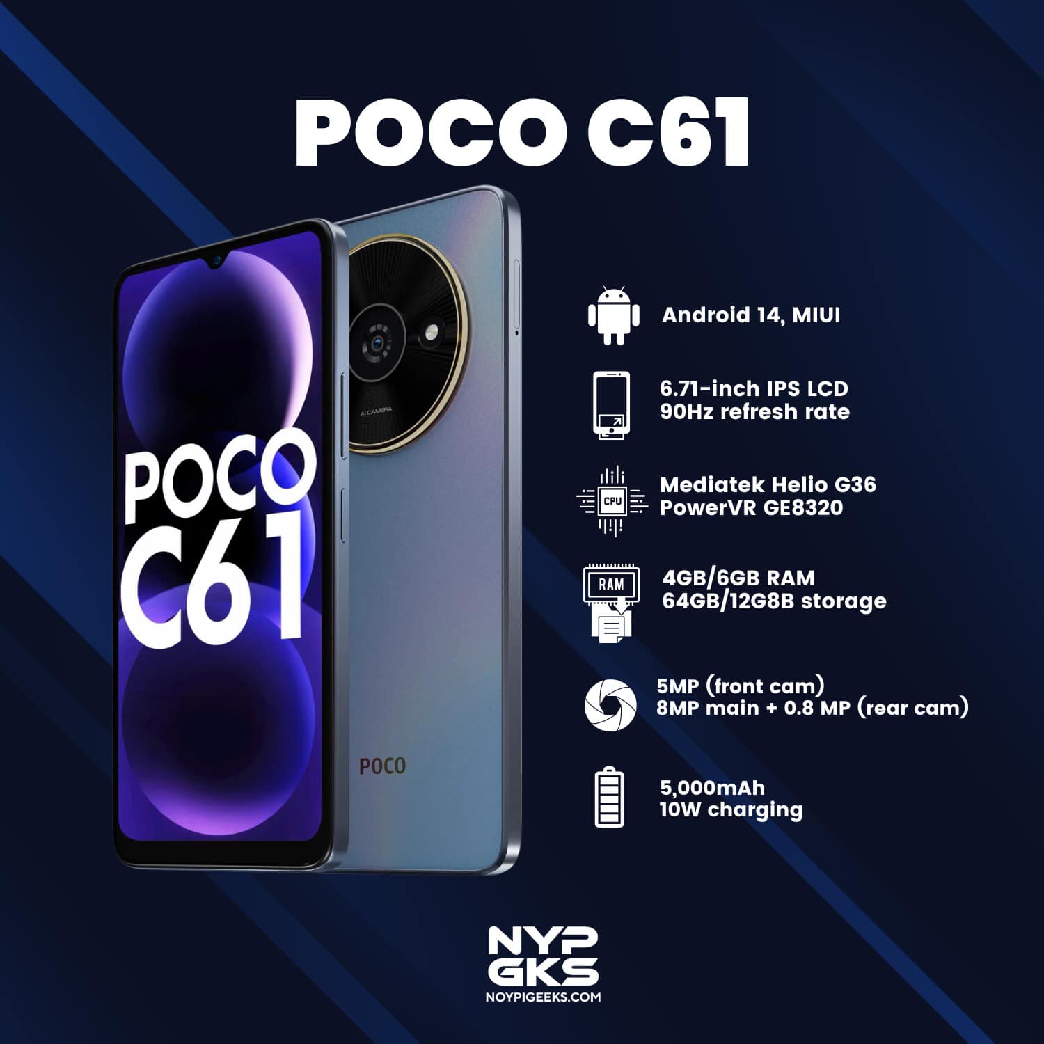 POCO C61 ANDROID 15 FRP DONE ✓