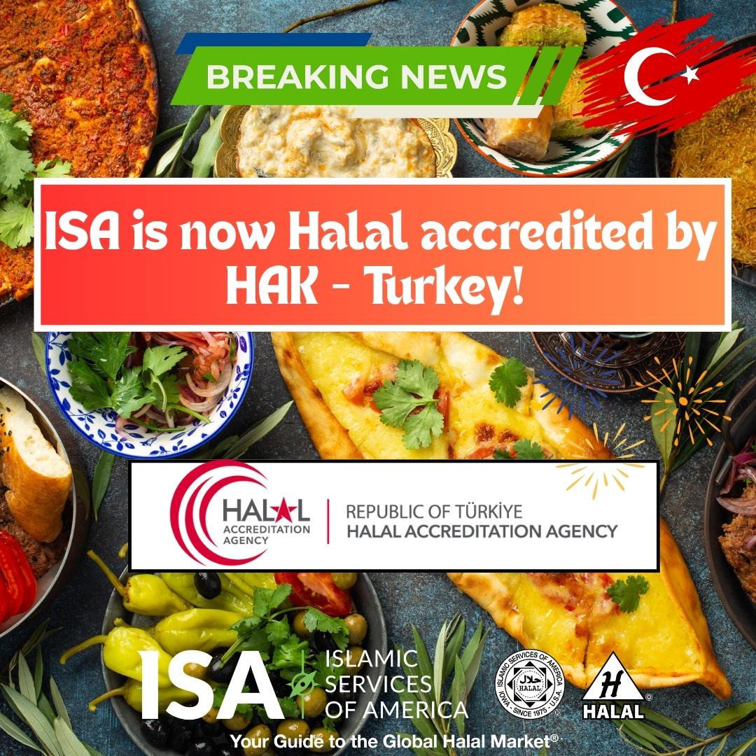 Islamic - ISA is proud to announce that we are now Halal accredited by ...