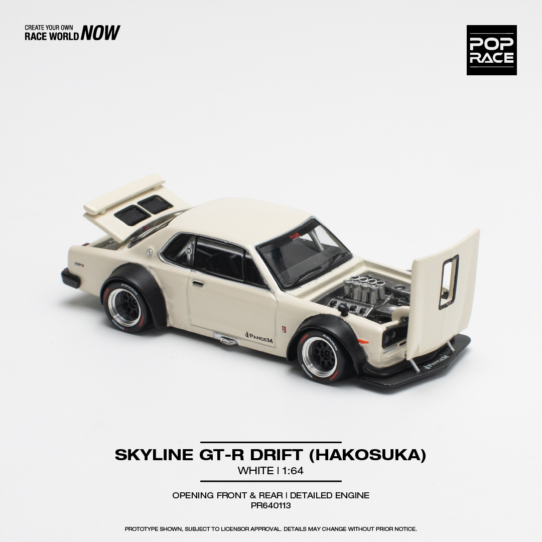 PRE SALE : POP RACE X XCARTOYS 1/64 PANDEM R32 “ ECHO GAO ” 1087X