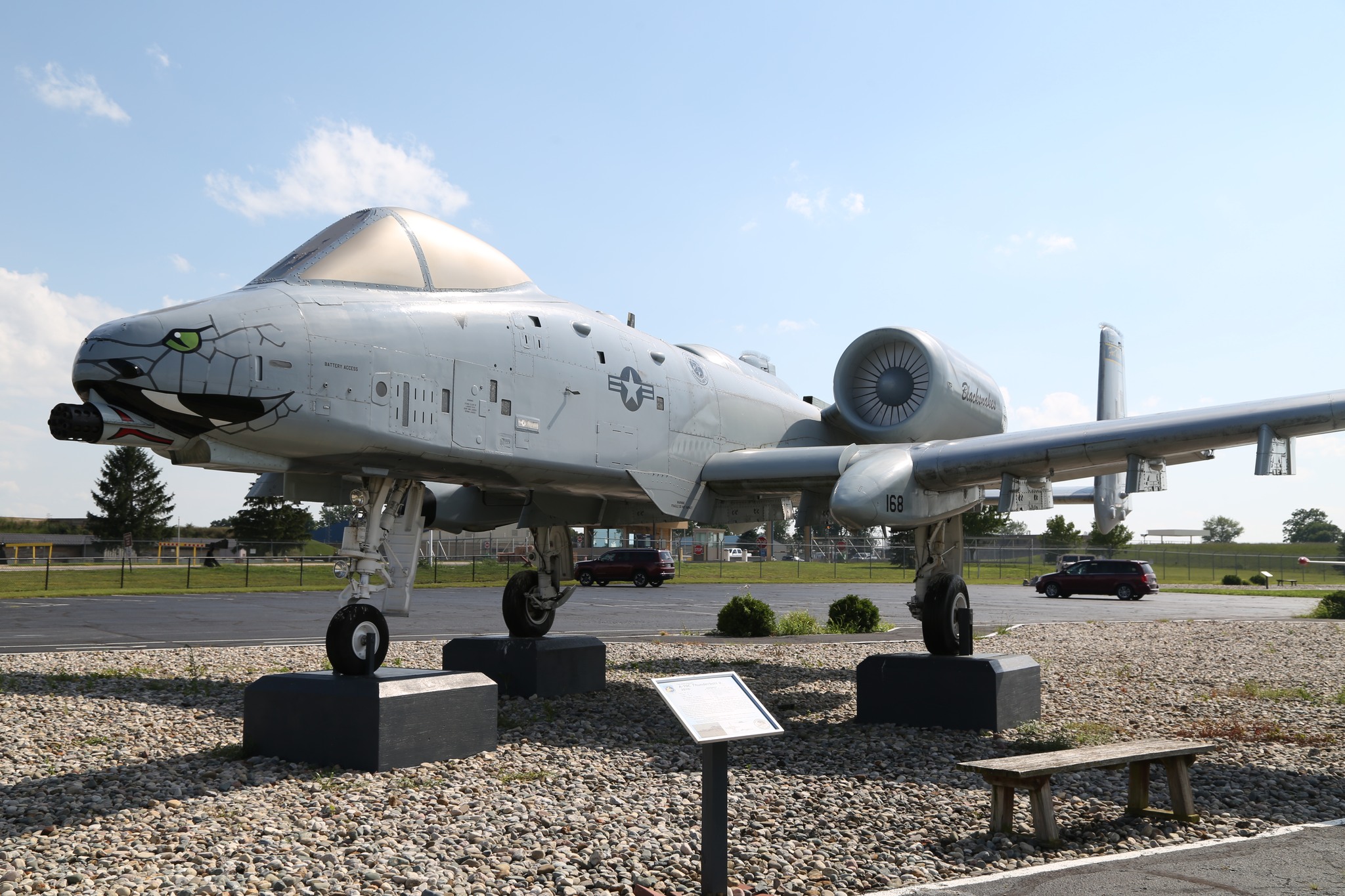 Aircraft on display at Fort Wayne's Ang Heritage Park