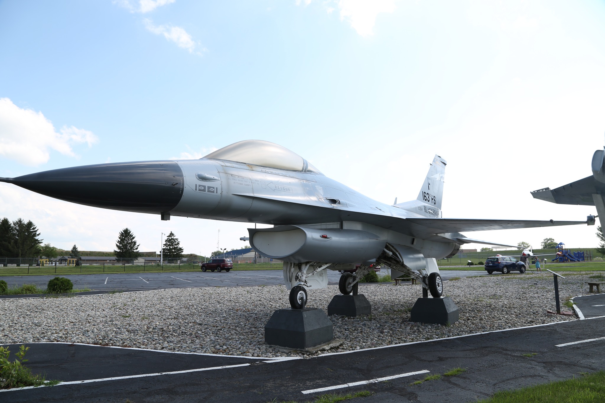 Aircraft on display at Fort Wayne's Ang Heritage Park