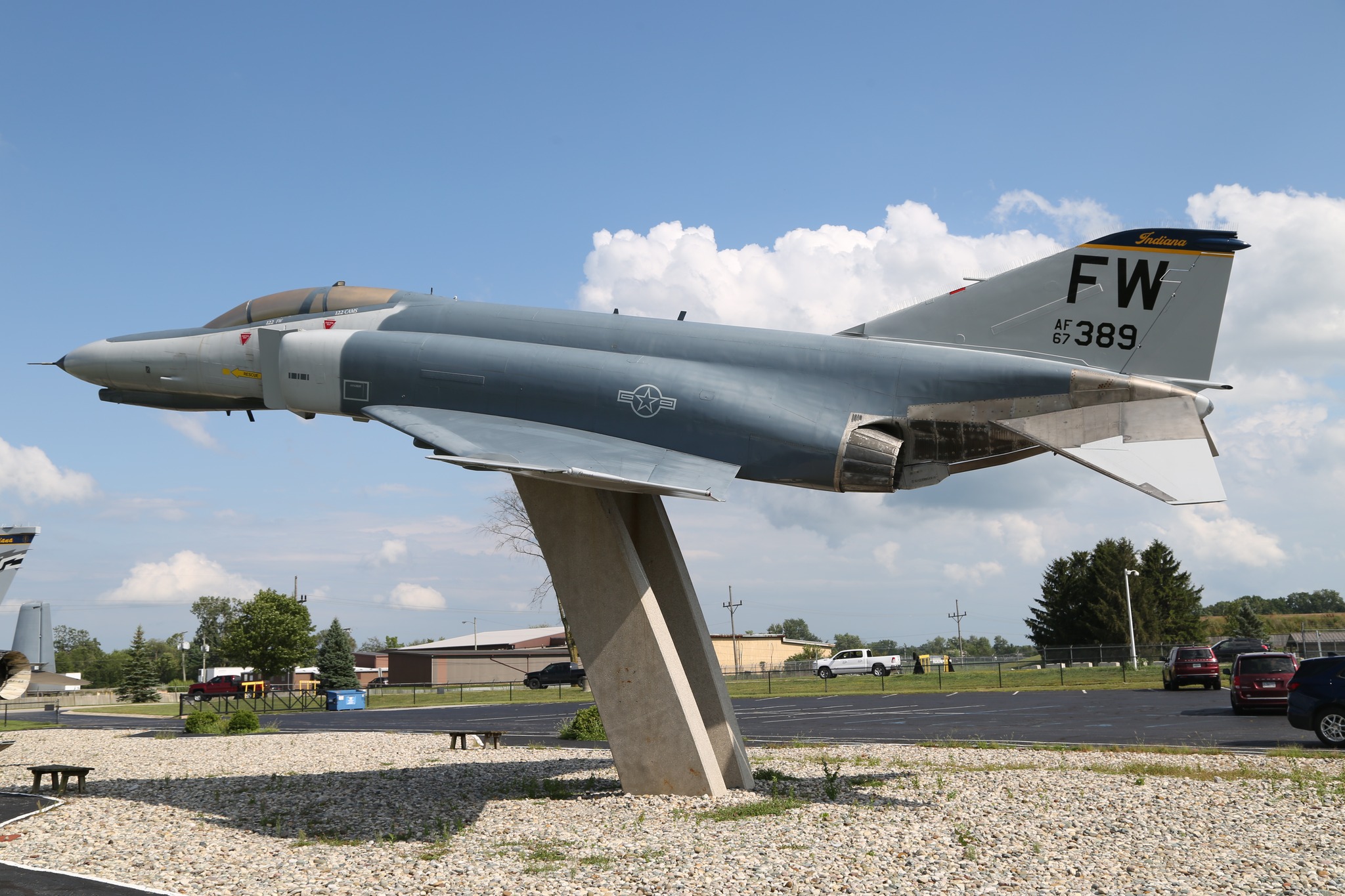 Aircraft on display at Fort Wayne's Ang Heritage Park