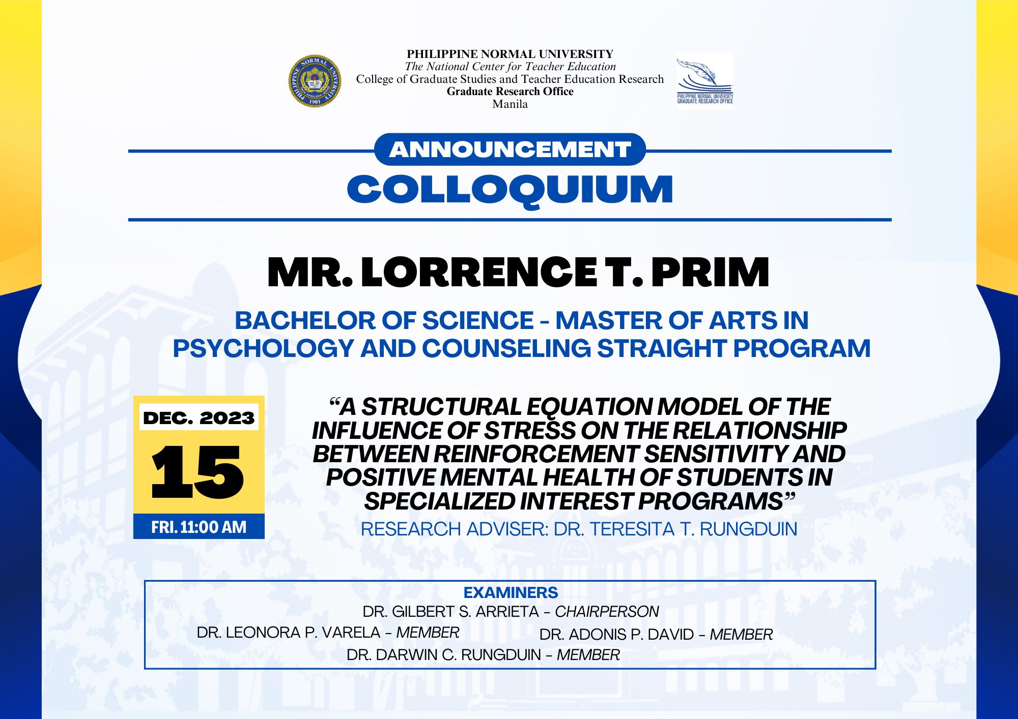 Ann... - Graduate Research Office Philippine Normal University