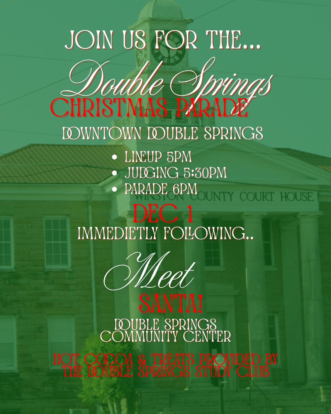 🎄🚗 The most... - Panorama Study Club - Double Springs | Facebook