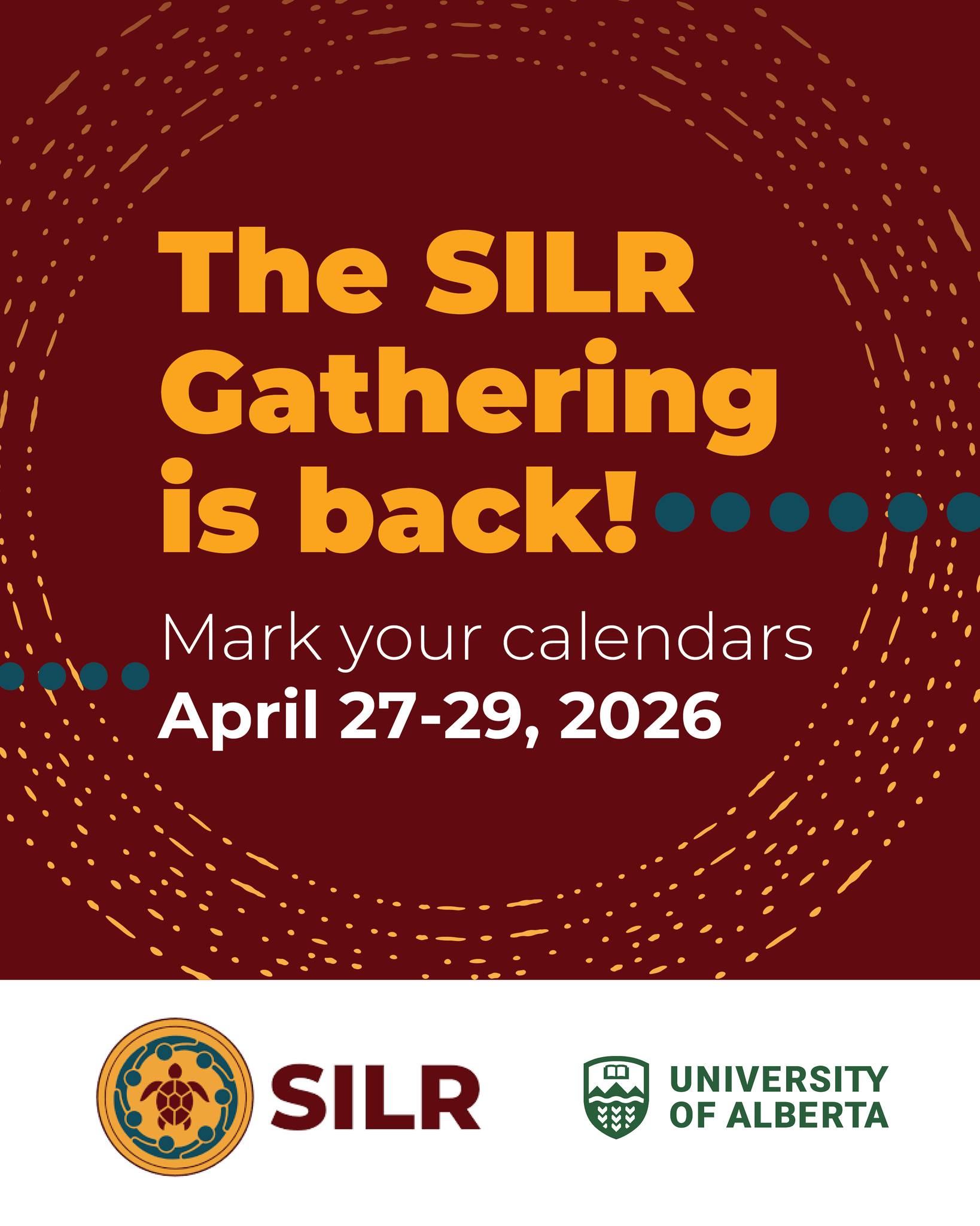 Supporting - Mark your calendars! The SILR Gathering returns in April ...