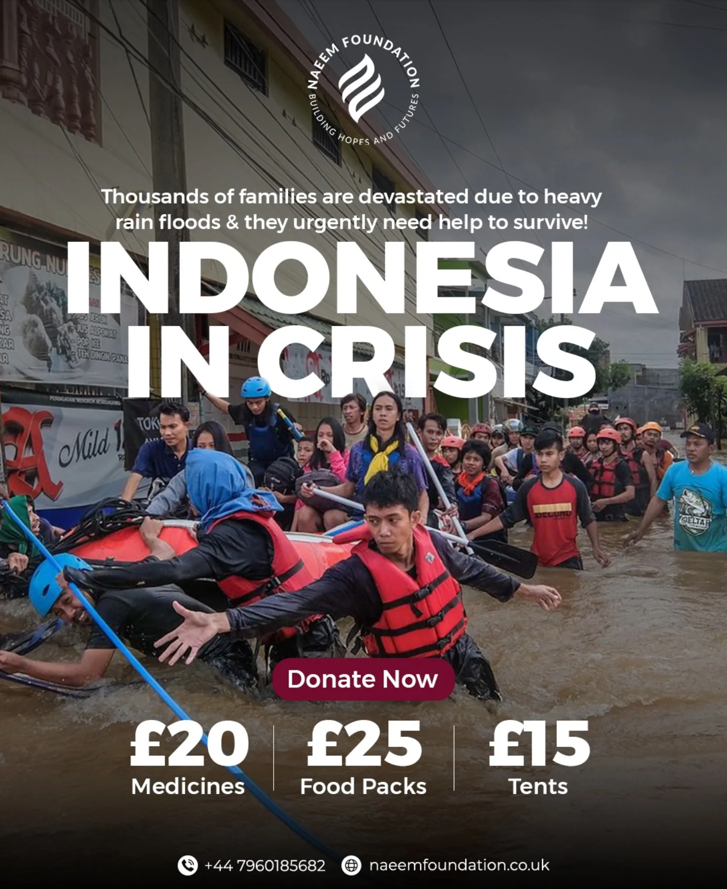 Naeem - INDONESIA IS IN CRISIS | URGENT RELIEF REQUIRED 💔 Thousands of ...