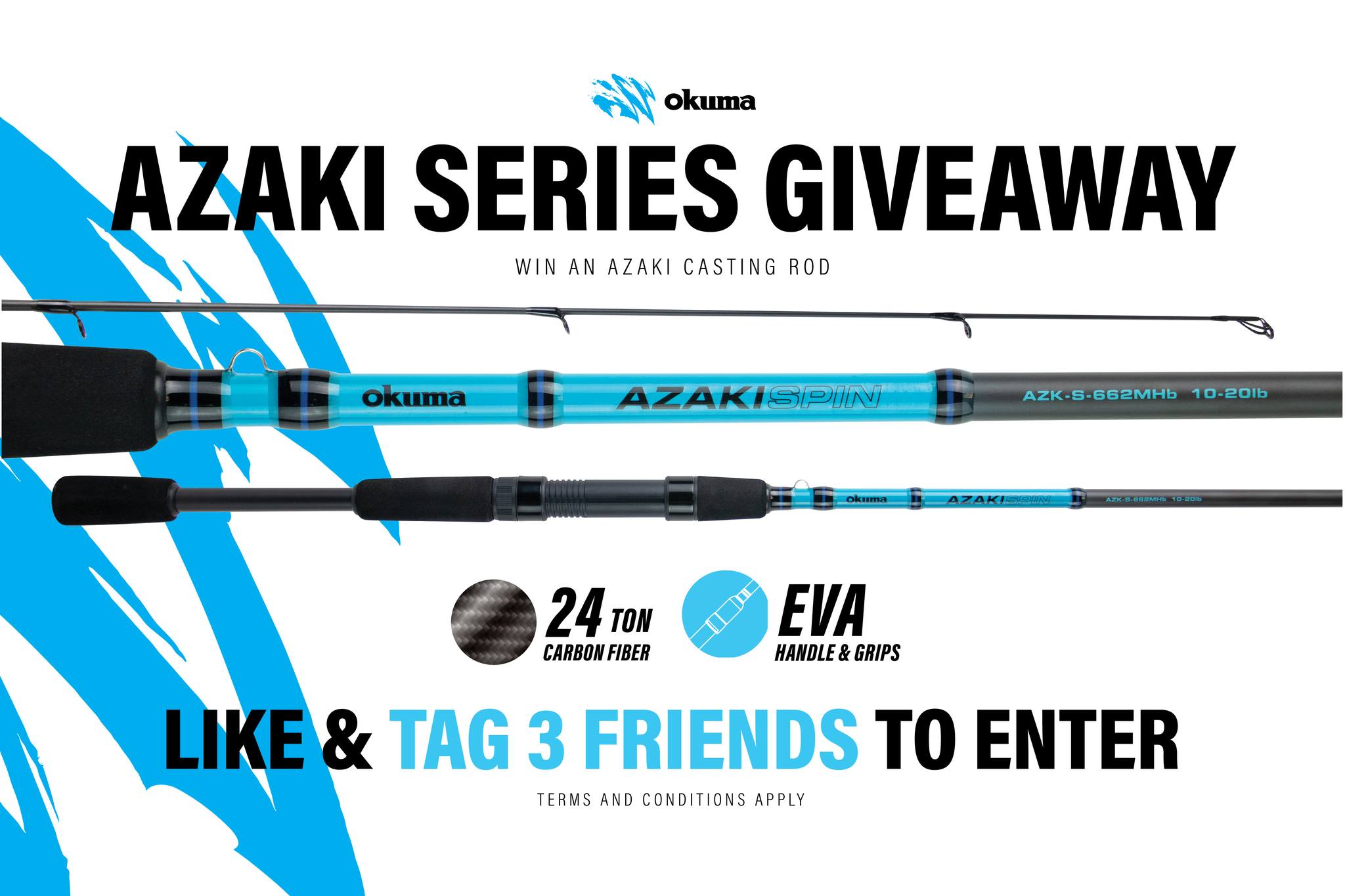 okuma azaki rod Big Catch Fishing Tackle Buy Okuma Azaki Spinning Rods