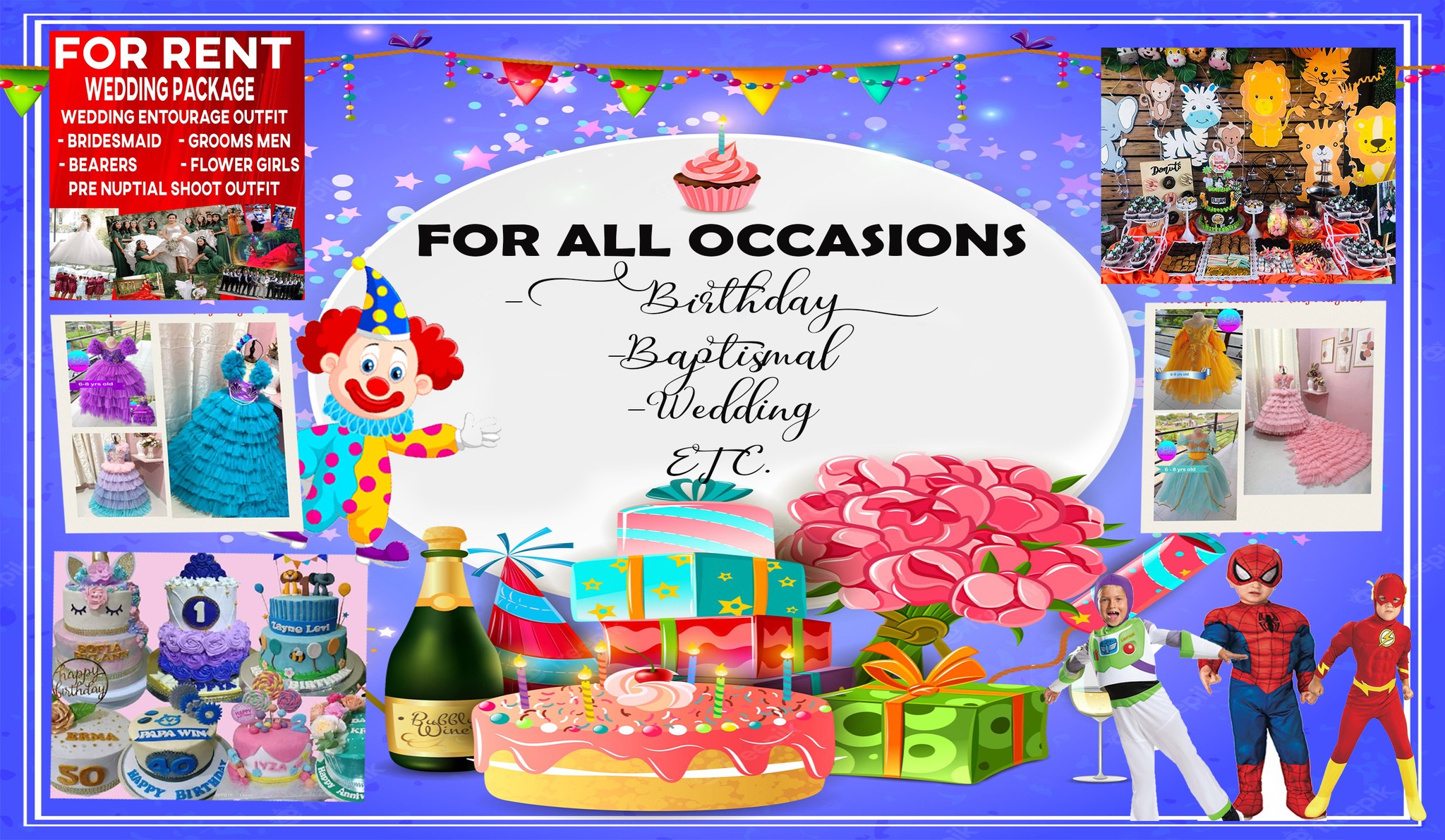 Party Supplies & Rentals