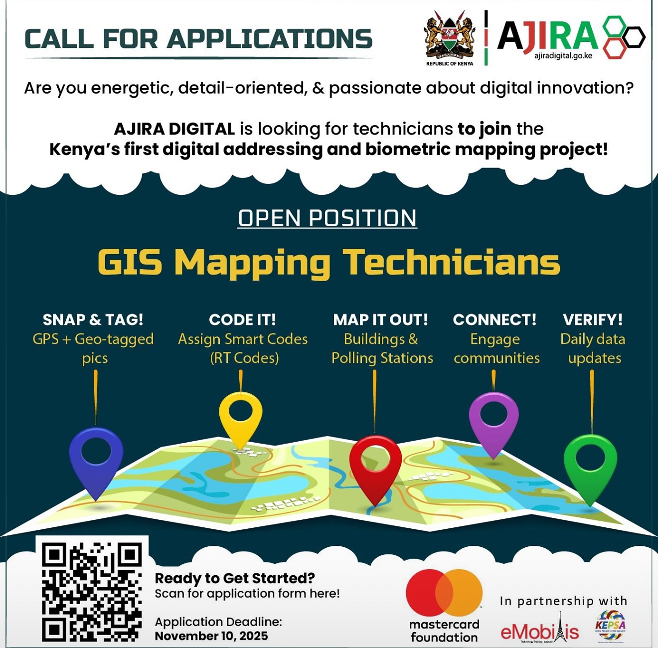 Job - Now Hiring: GIS Mapping Technicians Across Kenya! Looking for ...