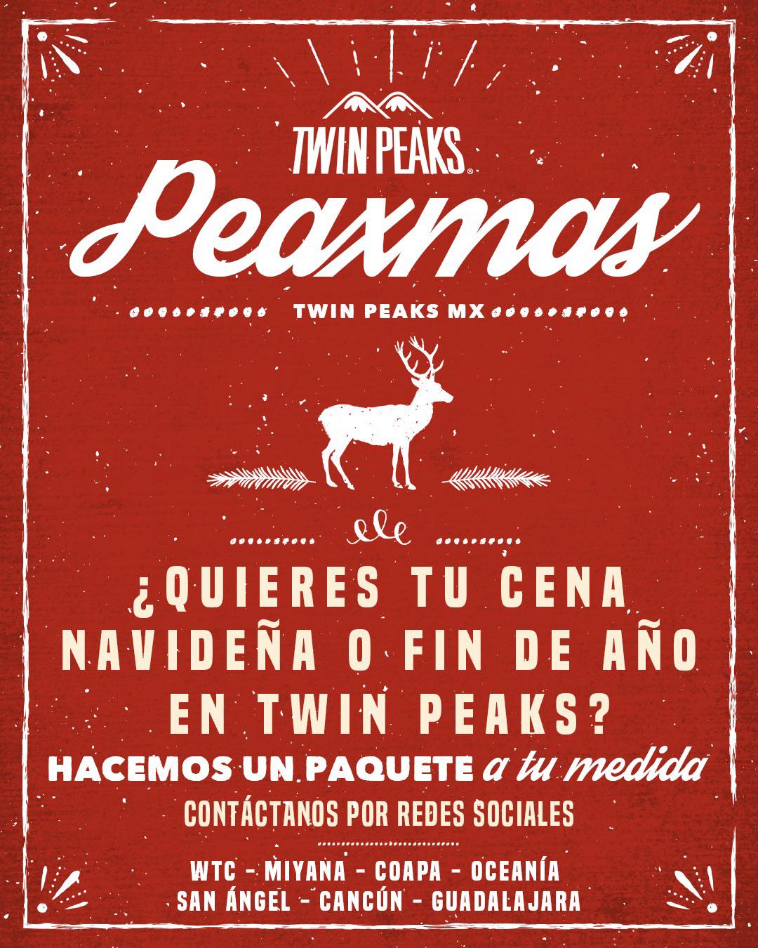 Twin - ¿Quieres celebrar las fiestas en Twin Peaks? Nosotros armamos un ...